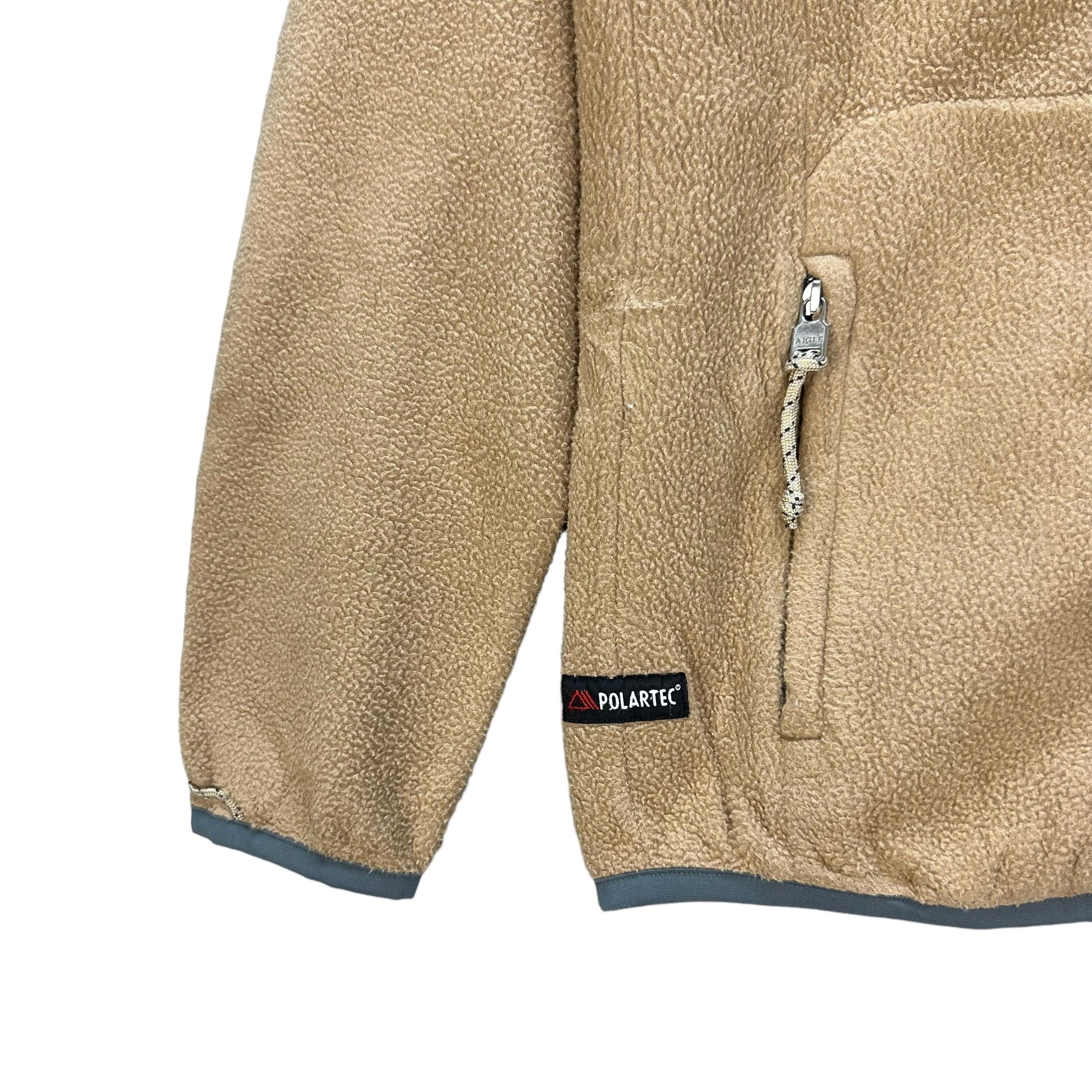 Aigle AIGLE POLARTEC BROWN FLEECE JACKET #8944-041 Size US XS / EU 42 / 0 - 4 Thumbnail