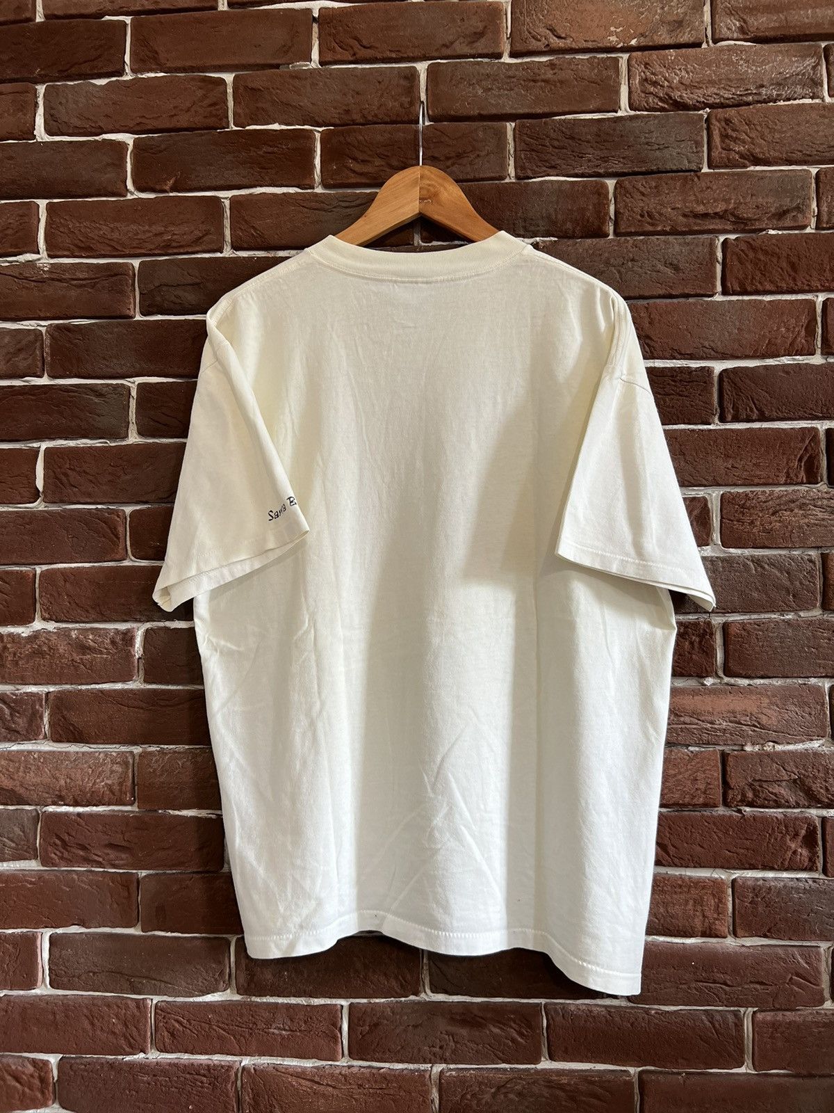 Vintage Vintage 1990s ONEITA Andrew Carson Biking Single Stitch Tee Size US XL / EU 56 / 4 - 5 Thumbnail