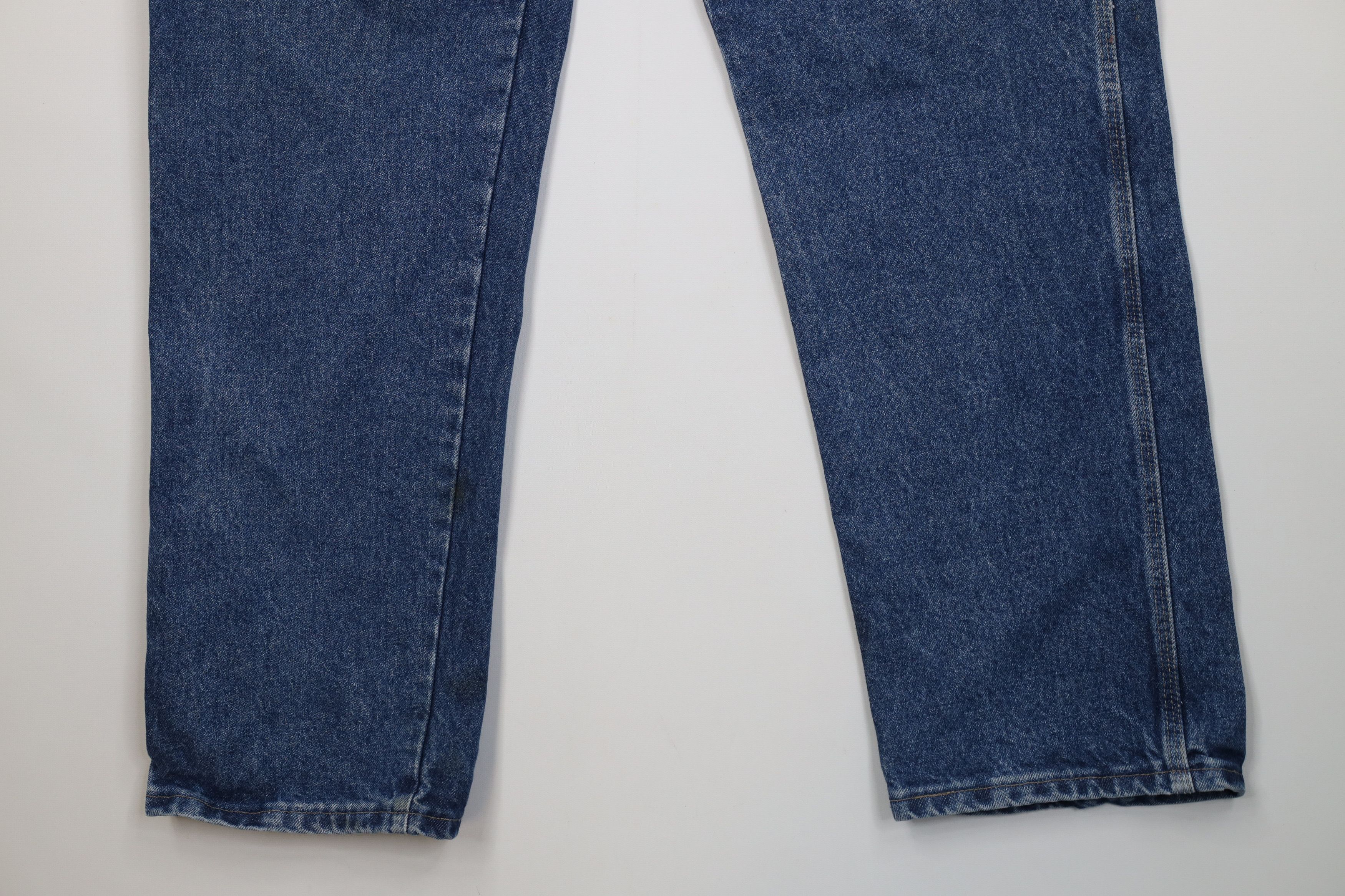 Vintage Bulwark FR Fire Flame Resistant Wide Leg Denim Jeans Size US 38 / EU 54 - 4 Thumbnail