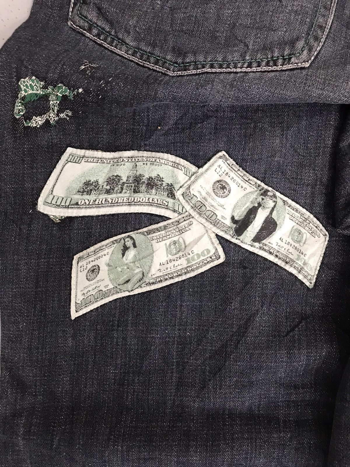 Ecko Unltd. × Vintage VTG ECKO UNLTD DOLLAR 💵 DENIM Size US 34 / EU 50 - 11 Thumbnail