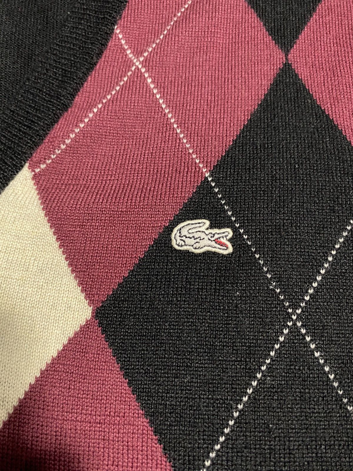 Lacoste Vintage Lacoste Wool V Neck Knit Sweater Size 3 M Size US M / EU 48-50 / 2 - 4 Thumbnail