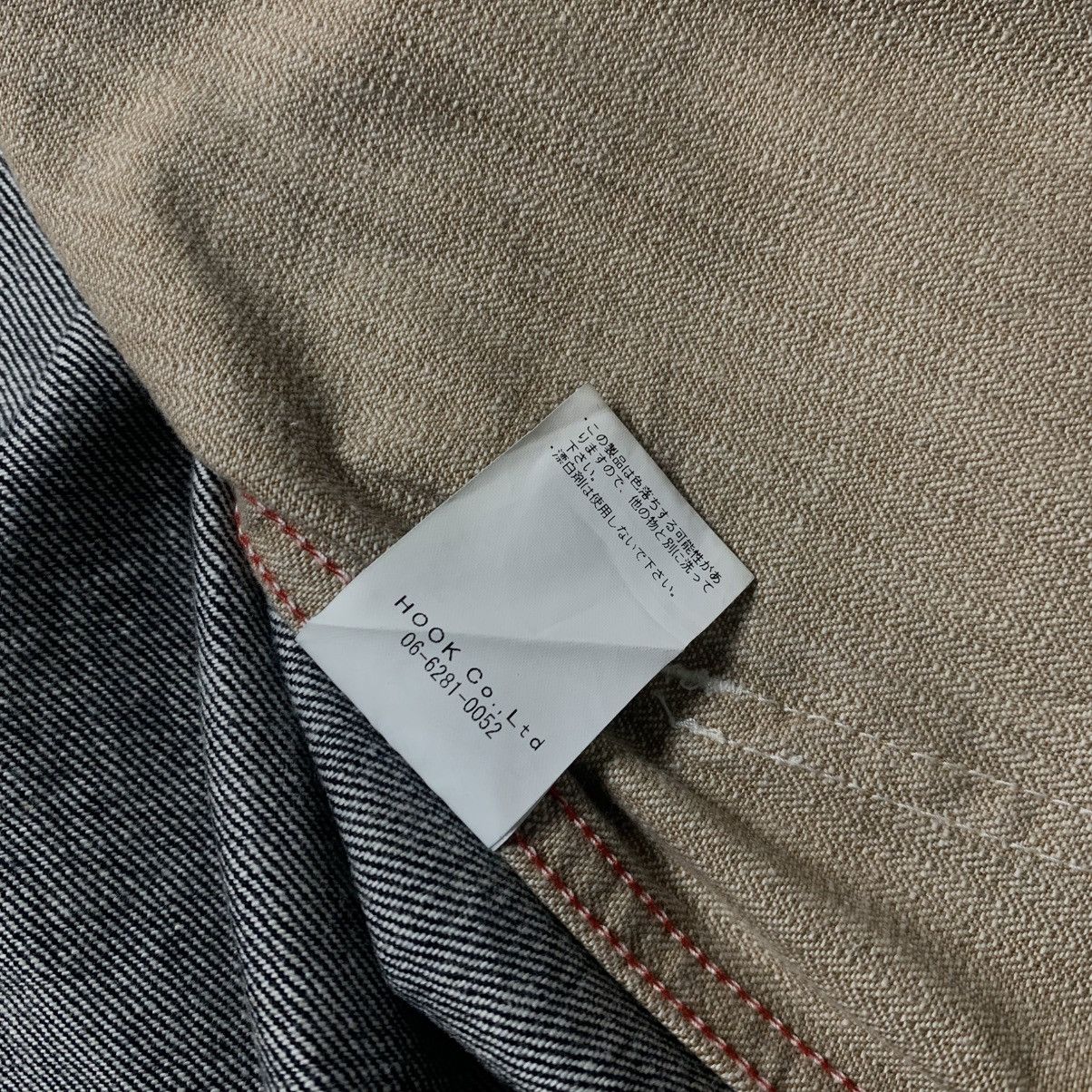 Japanesse Indigo Denim Colour Block Workshirt Kojima Genes
