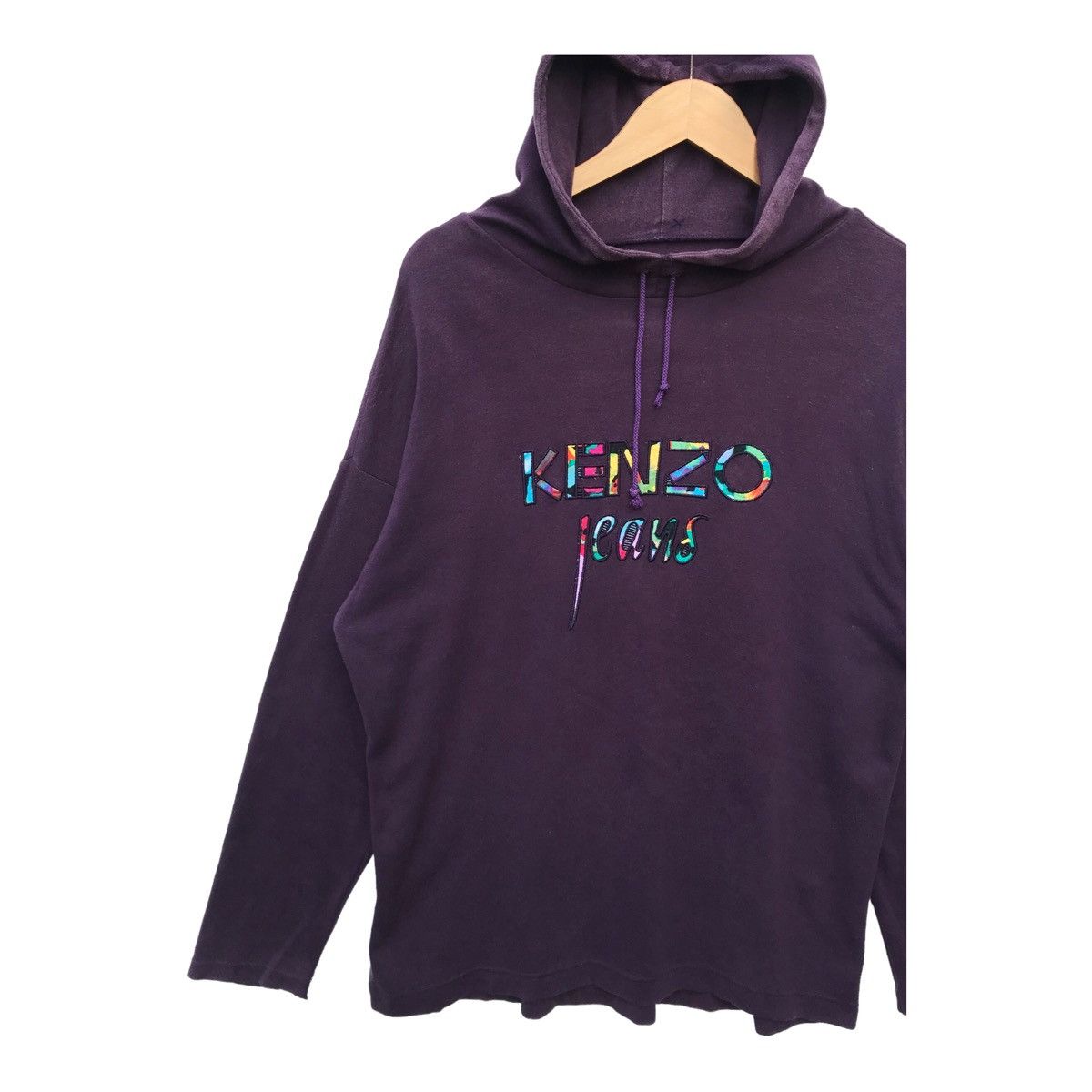Kenzo Kenzo Jeans Faded Longsleeve Hoodie Shirt Size US M / EU 48-50 / 2 - 5 Thumbnail
