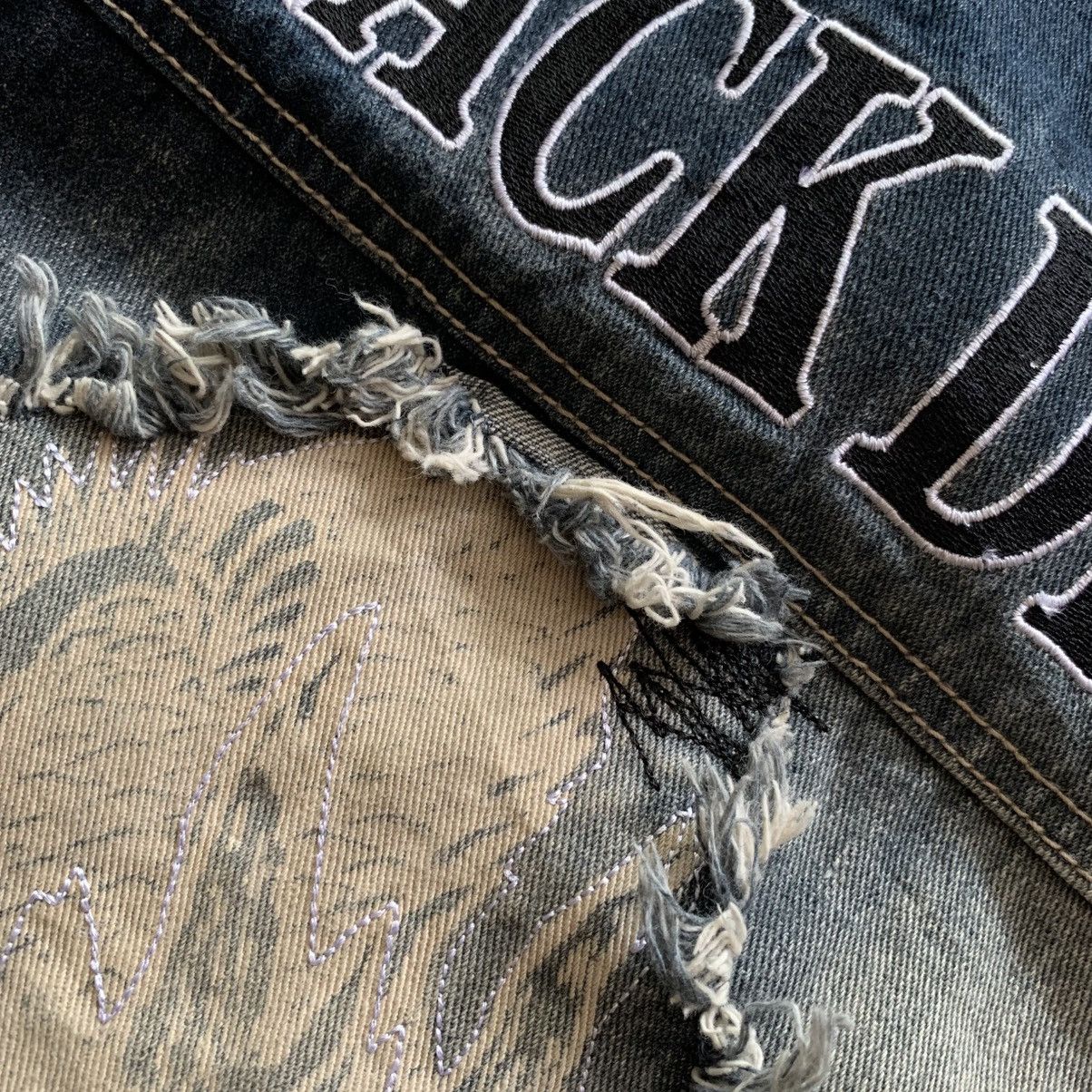 Dogtown Dog Town Black Dragon Denim Jacket Size US XL / EU 56 / 4 - 4 Thumbnail