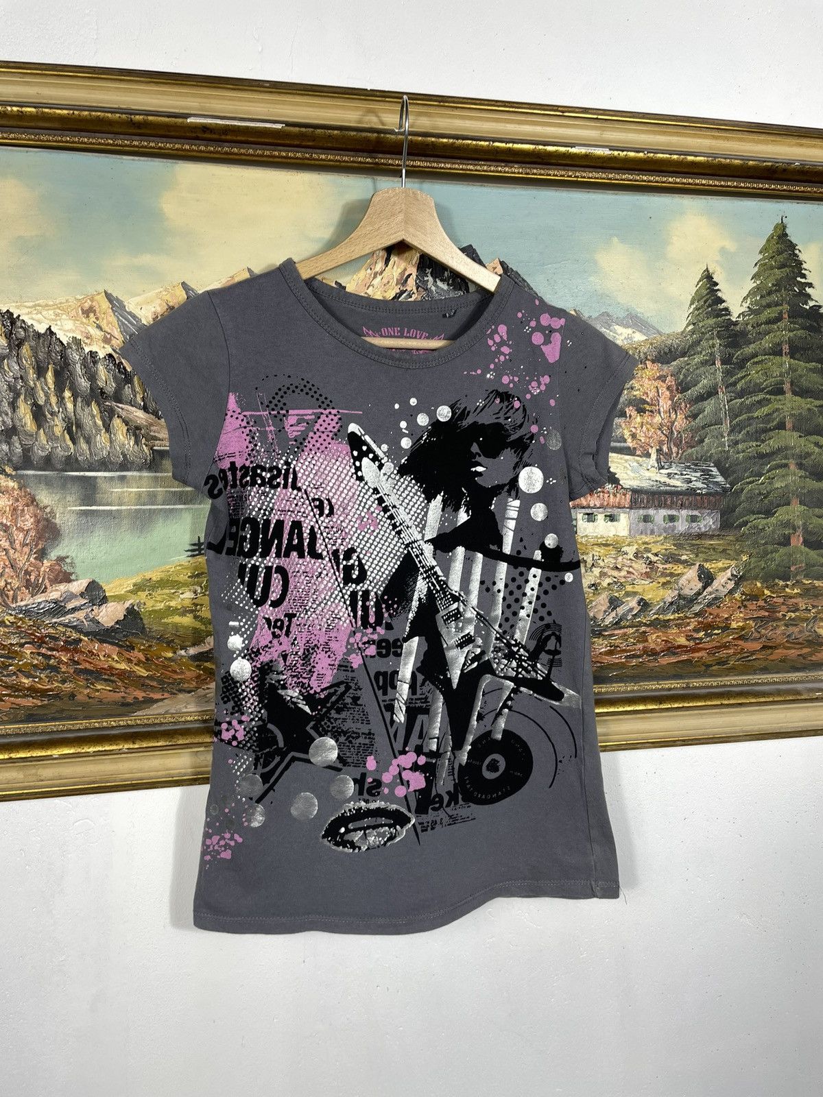 Hard Rock Cafe Vintage Y2k T-shirt Top Avant Garde Affliction Cyber Grunge Size S / US 4 / IT 40 - 3 Thumbnail
