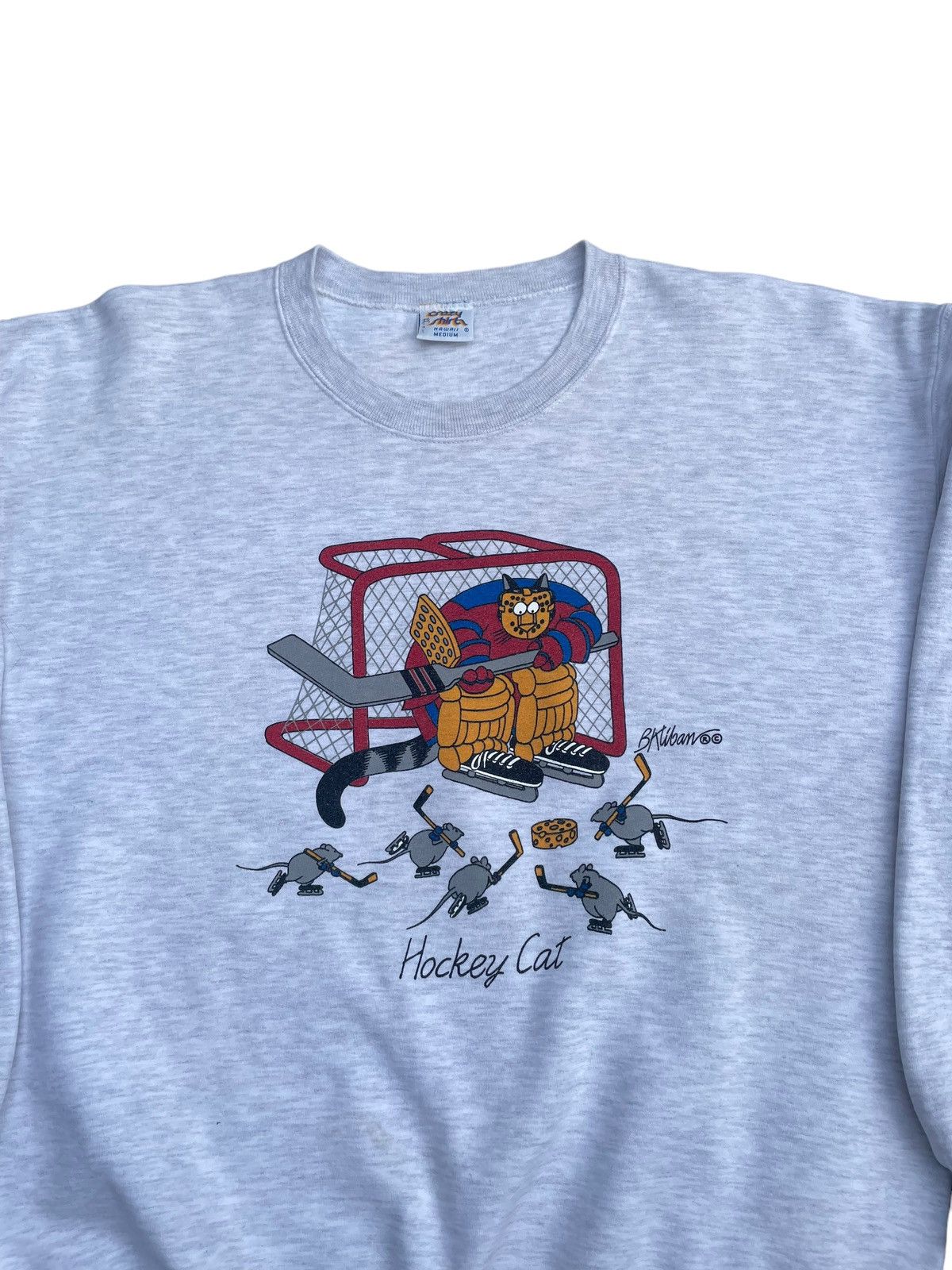Vintage Vintage Crazy Shirt Happy Cat Crewneck Size US M / EU 48-50 / 2 - 3 Thumbnail