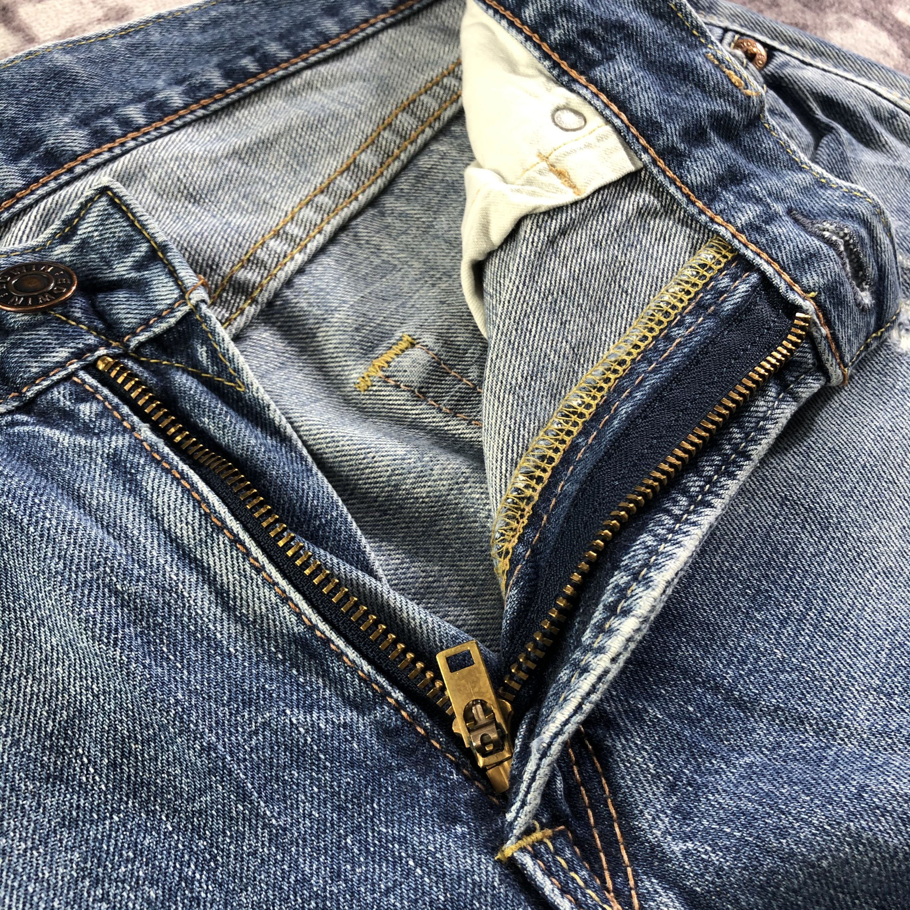 Edwin Vintage Blue Wash Edwin Selvedge Jeans-JM3541 Size US 35 - 8 Thumbnail
