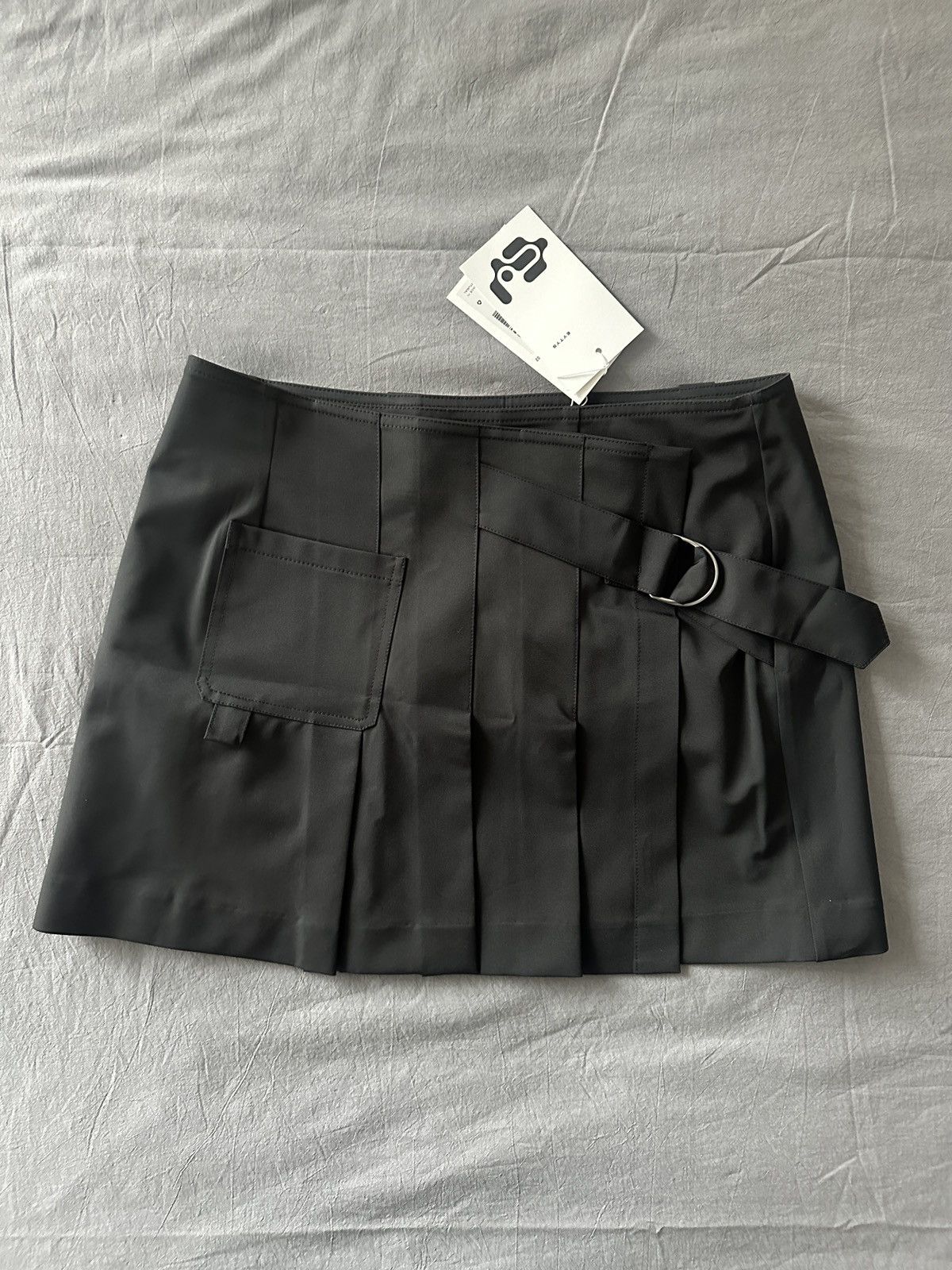 image of Eytys Black Clover Mini Skirt, Women's (Size 26)