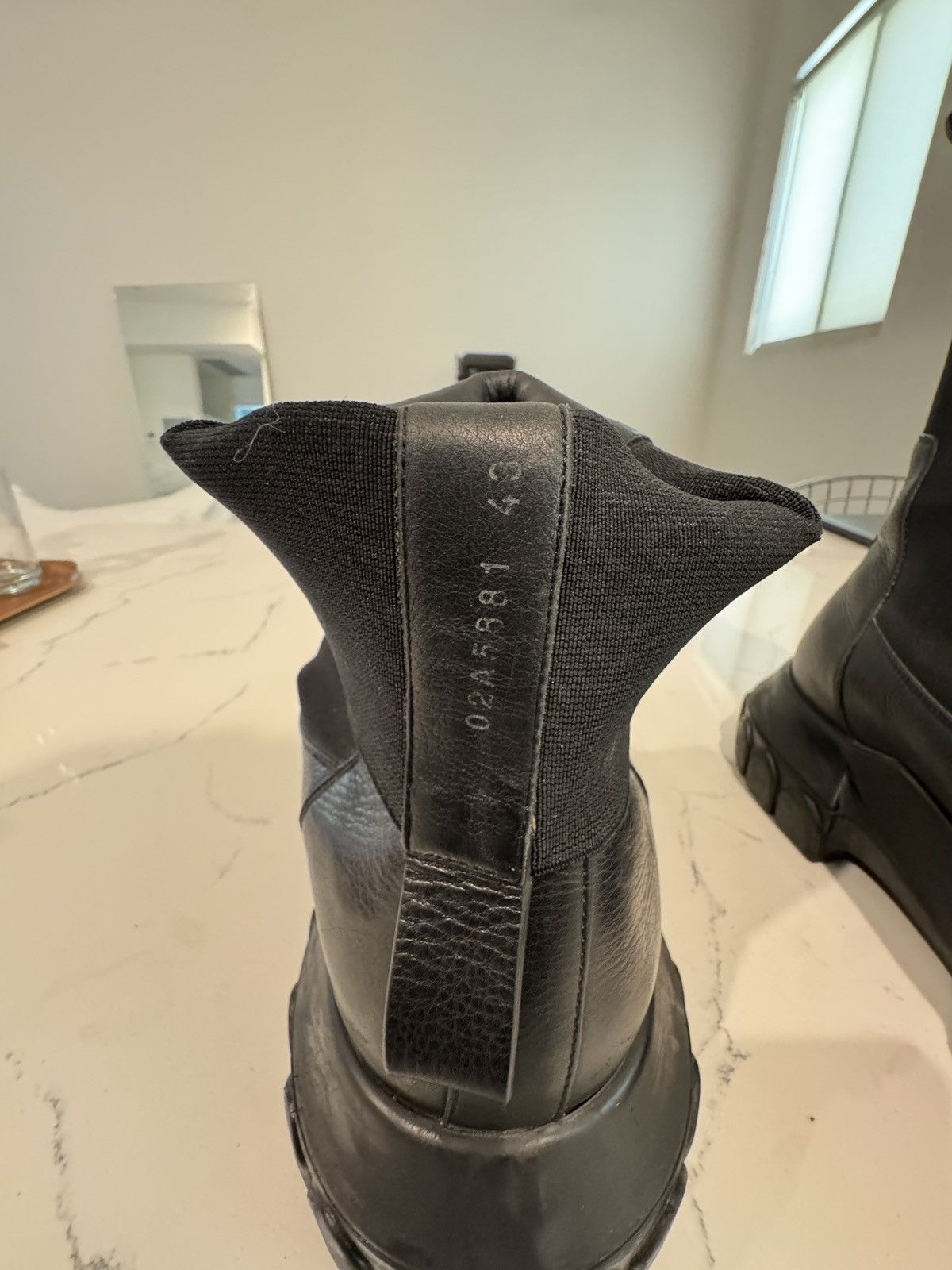 Rick Owens × Rick Owens Drkshdw RICK OWENS TRACTOR BOOTS Size US 10 / EU 43 - 8 Thumbnail
