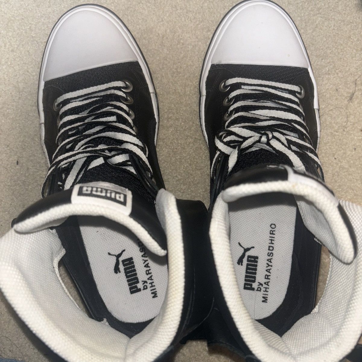 Designer PUMA Mihara Yasuhiro Black Size 7.5 Mens MY-40 SKU 350326-01 Size US 7.5 / EU 40-41 - 5 Thumbnail