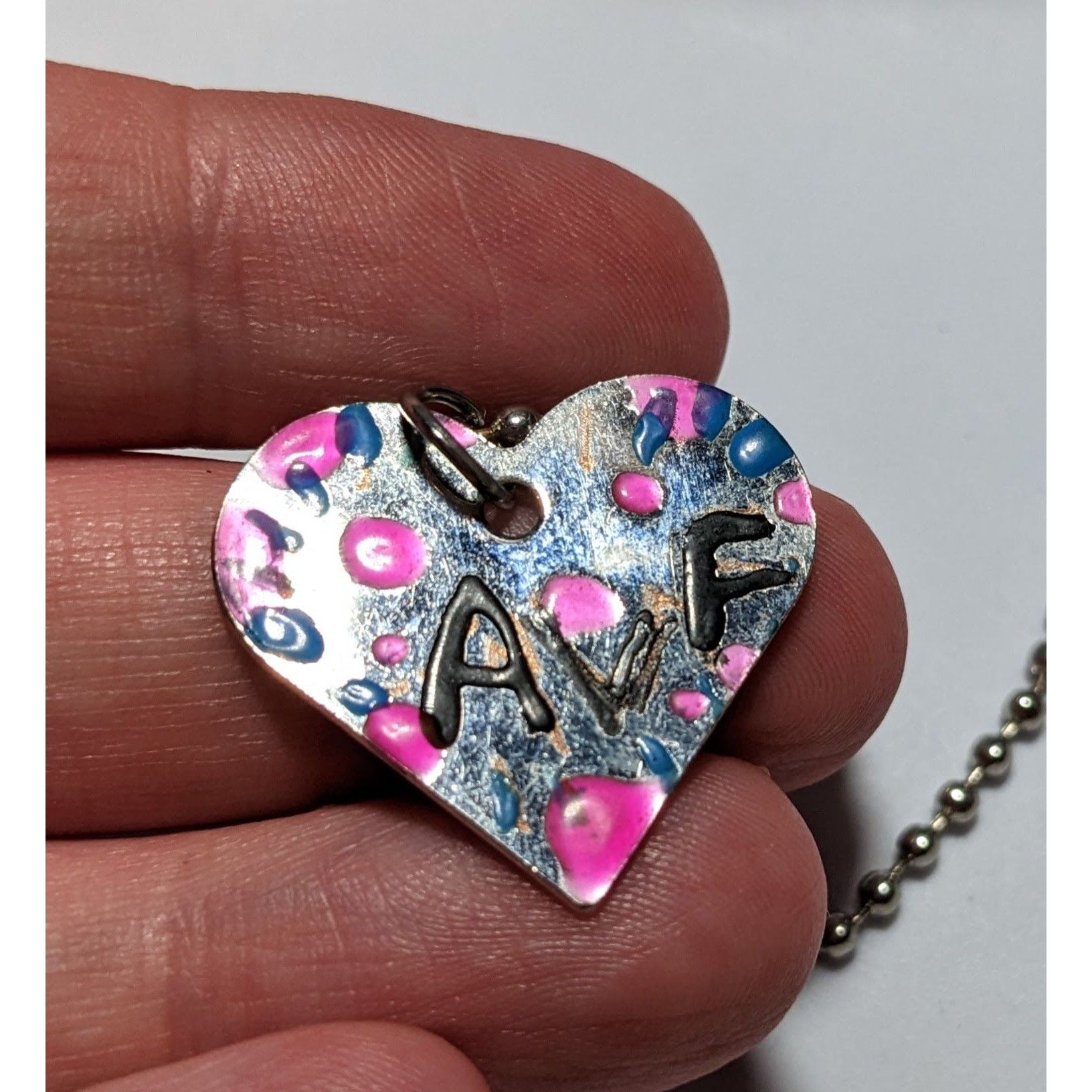 Other Handmade Heart AVF Necklace Size ONE SIZE - 11 Thumbnail