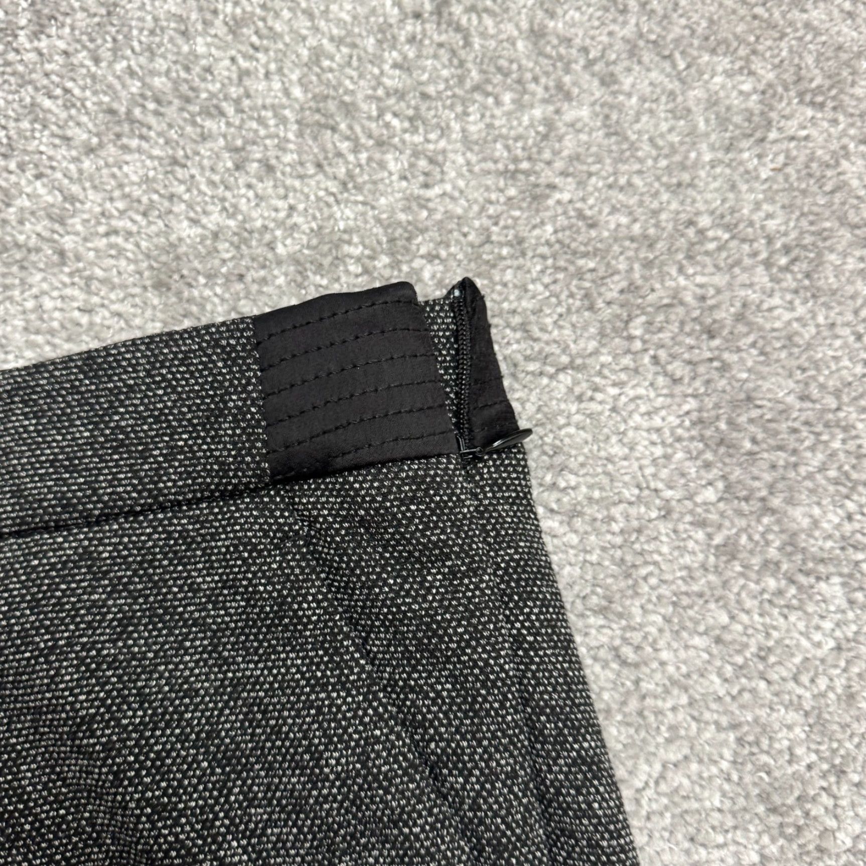 White House Black Market White House Black Market Slim Fit Ankle Trouser Pants Women 2 Tweed Gray Stretch Size 28" / US 6 / IT 42 - 5 Thumbnail