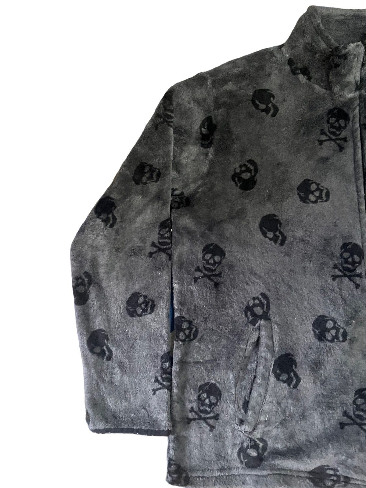 Japanese Brand Vintage Japanese Brand Fleece Skull Jacket Size US XL / EU 56 / 4 - 2 Thumbnail