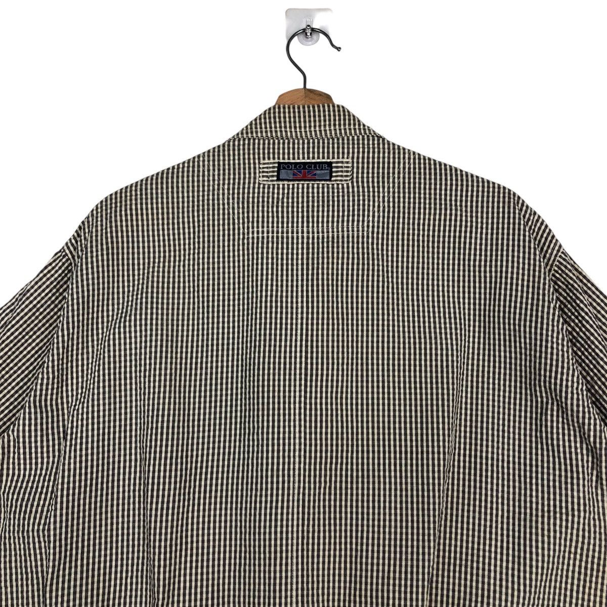Japanese Brand 🔥Vintage Short Sleeve Bomber Jacket Polo Club Tartan Design Size US S / EU 44-46 / 1 - 9 Thumbnail