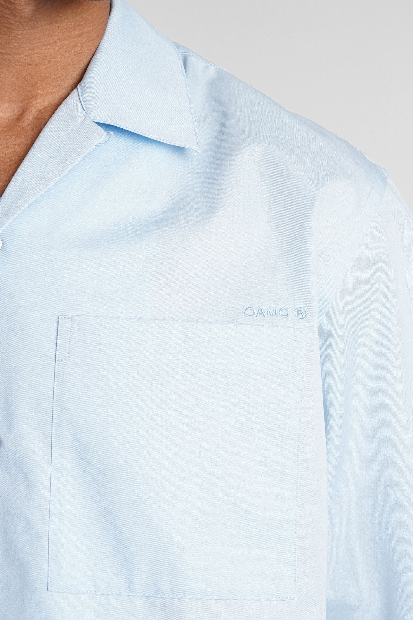 OAMC o1y0225 Solid Color Shirt in Sky Blue Size US M / EU 48-50 / 2 - 2 Thumbnail