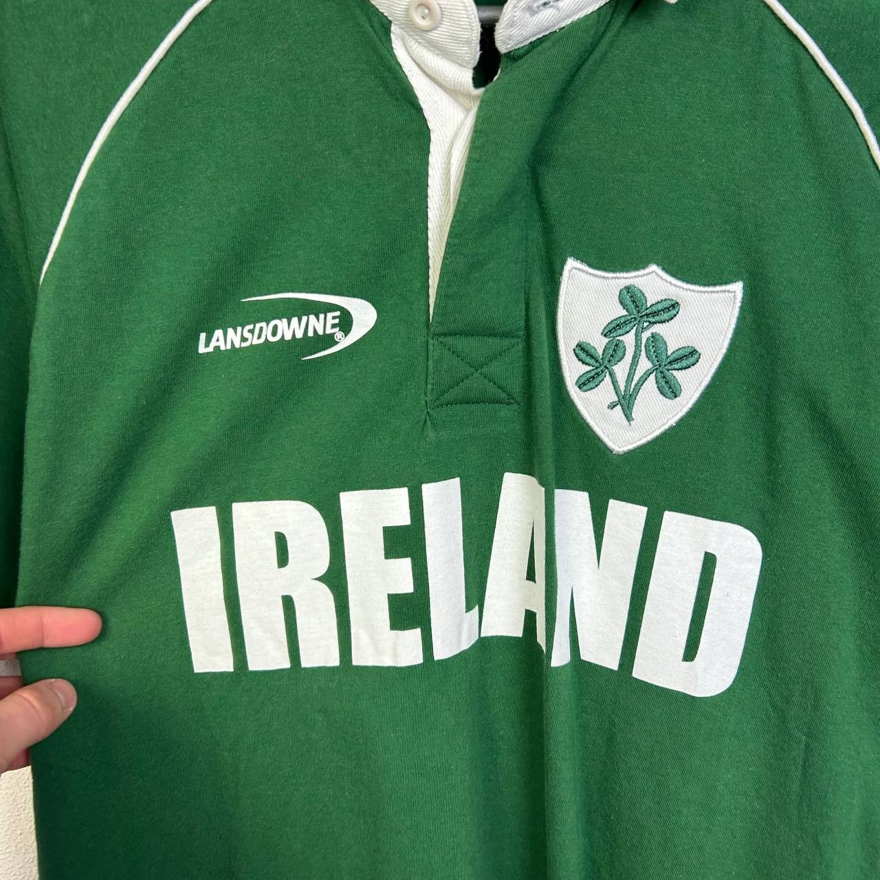 Rugby Ralph Lauren Vintage Lansdowne Ireland Rugby big logo 2000s polo Size US S / EU 44-46 / 1 - 3 Thumbnail