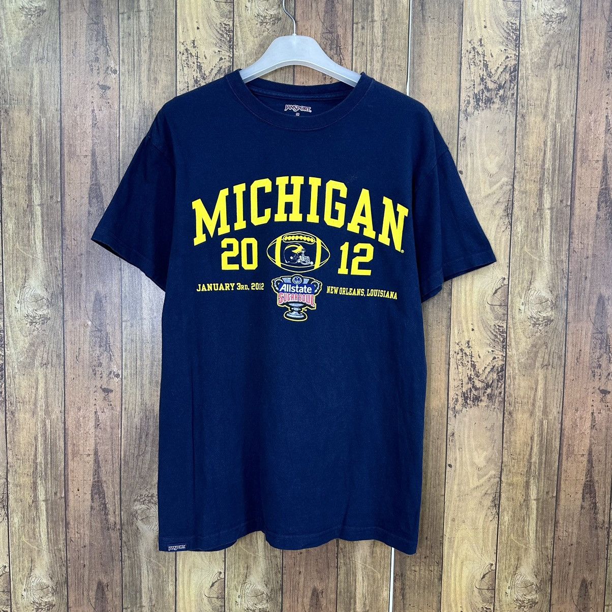 Jansport Jansport Michigan 2012 All State Superbowl Tshirt A690 Size US M / EU 48-50 / 2 - 1 Thumbnail