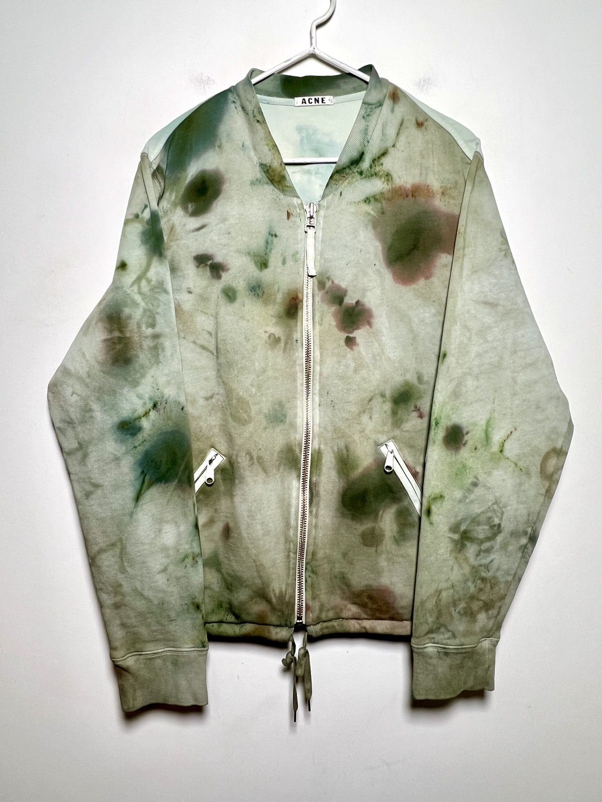 Acne Studios acne studios y2k tie dye bomber sweatshirt/jacket 1/1 Size US L / EU 52-54 / 3 - 1 Thumbnail