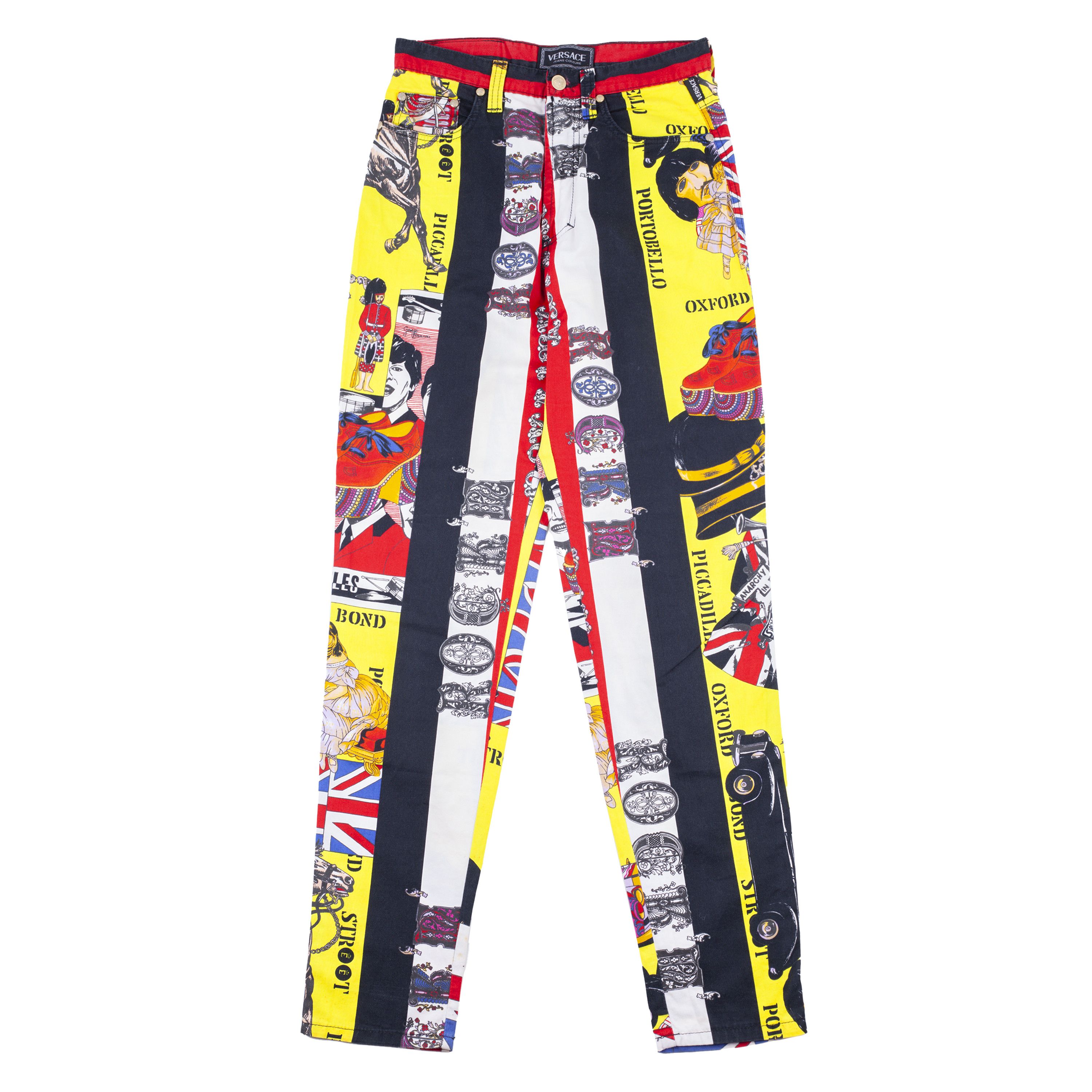 Versace Jeans Couture Gianni Versace Jeans Couture Beatles Sex Pistols Pants (M) Size 30" / US 8 / IT 44 - 1 Thumbnail