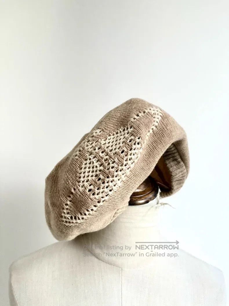 Vivienne Westwood Vivienne Westwood Vintage Beige Saturn Beret Size ONE SIZE - 1 Thumbnail