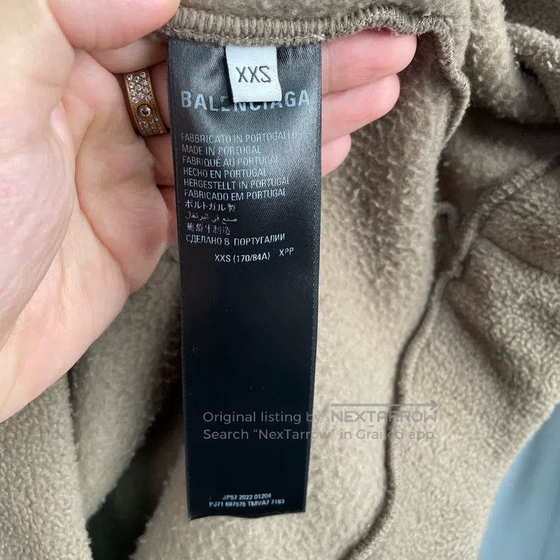 Balenciaga Balenciaga Fleece Sweatshirt Size US XXS / EU 40 - 4 Thumbnail