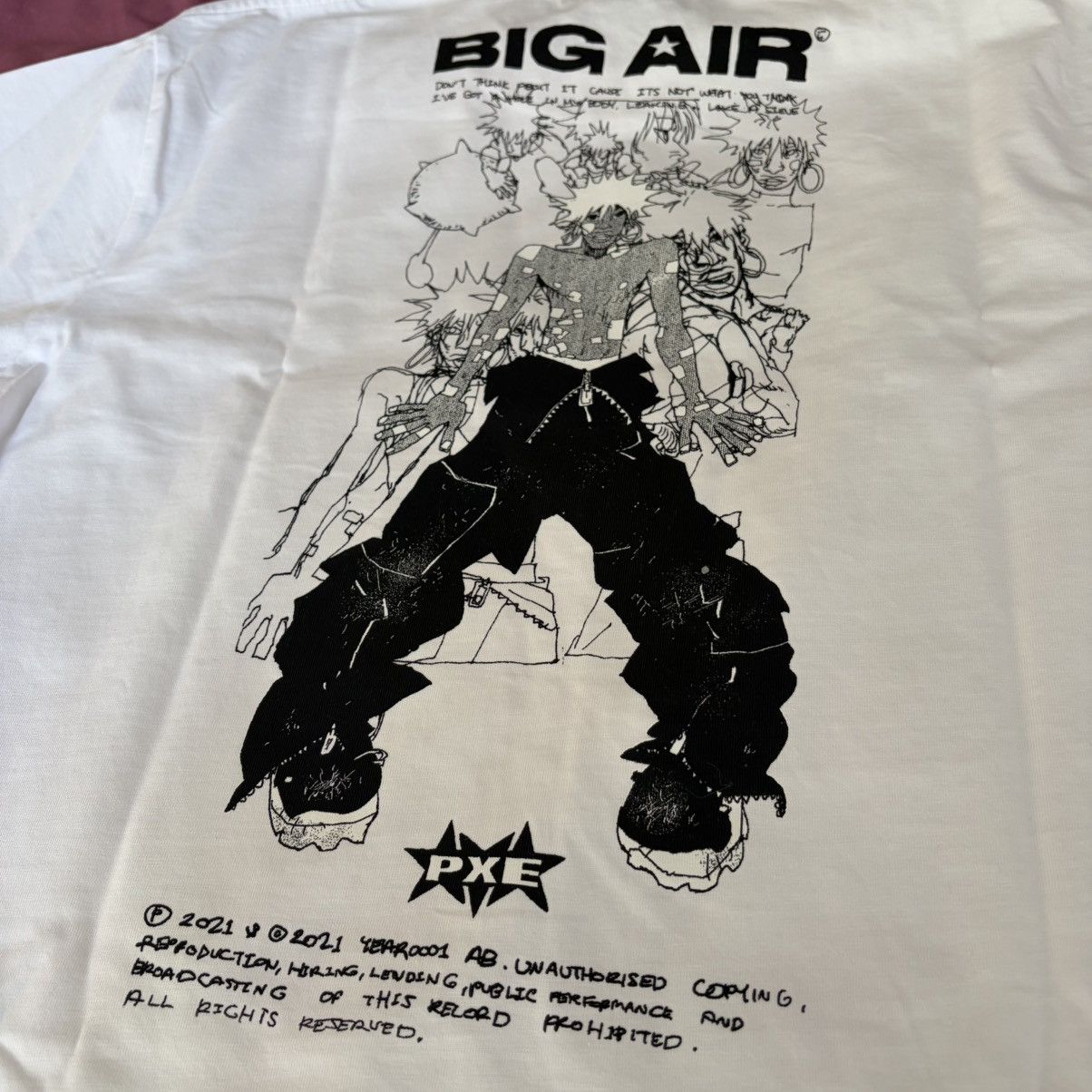 Drain Gang Ecco2k PXE Rhinestone *ERROR* T Shirt - White Size US M / EU 48-50 / 2 - 4 Thumbnail