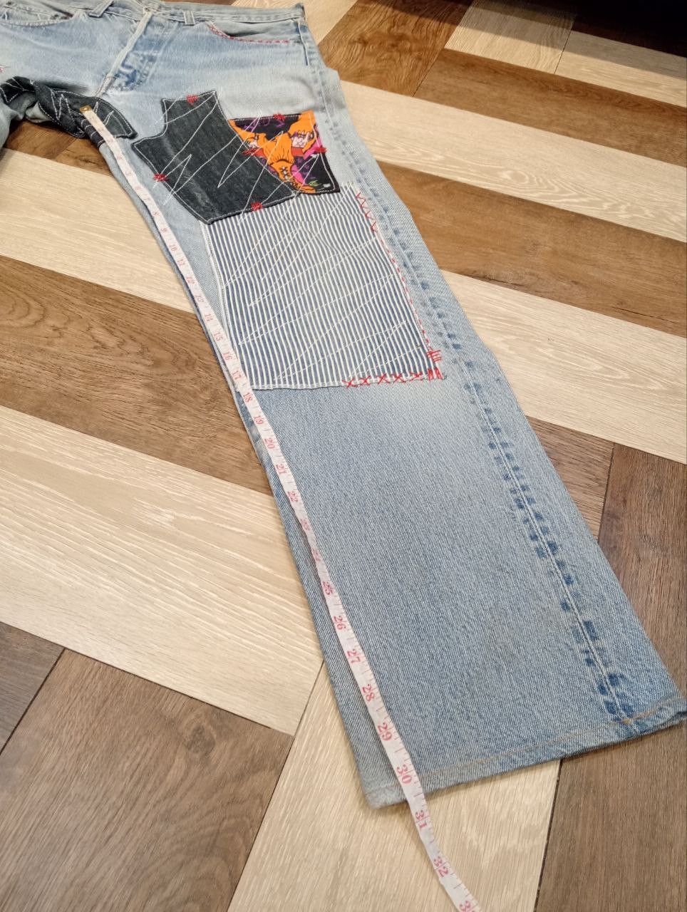 Levi's Vintage Clothing RARE LEVI'S VINTAGE 501 SELVEDGE CUSTOM BLUE DENIM JEANS Size US 34 / EU 50 - 19 Thumbnail