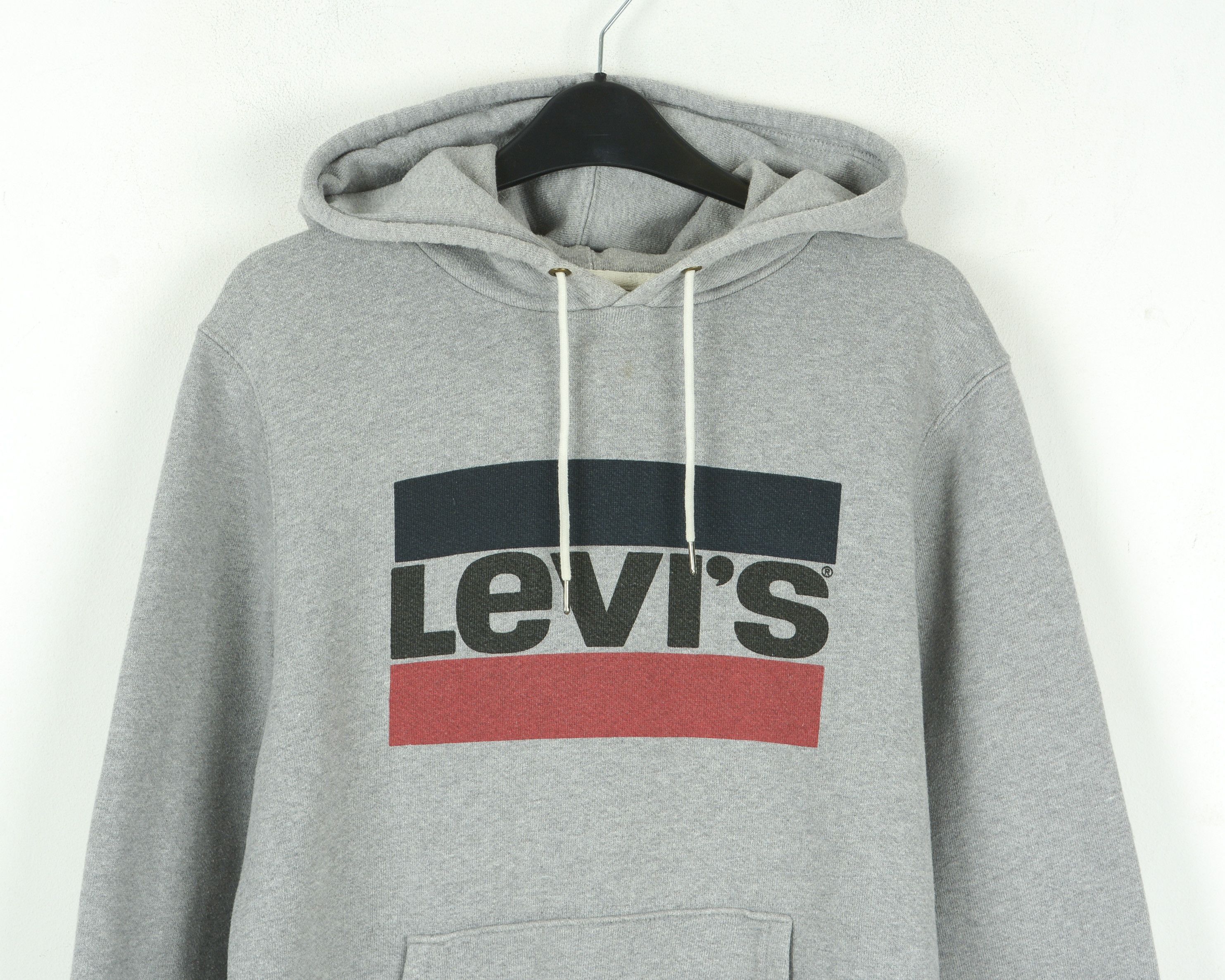 Levi's Hoodie Sweatshirt Jumper S Pullover Sweater Hooded Grey Size US S / EU 44-46 / 1 - 2 Thumbnail