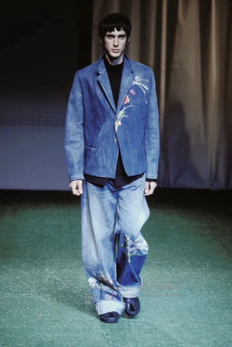 Yohji Yamamoto Yohji Yamamoto 02AW Denim Jacket. Size US S / EU 44-46 / 1 - 6 Thumbnail