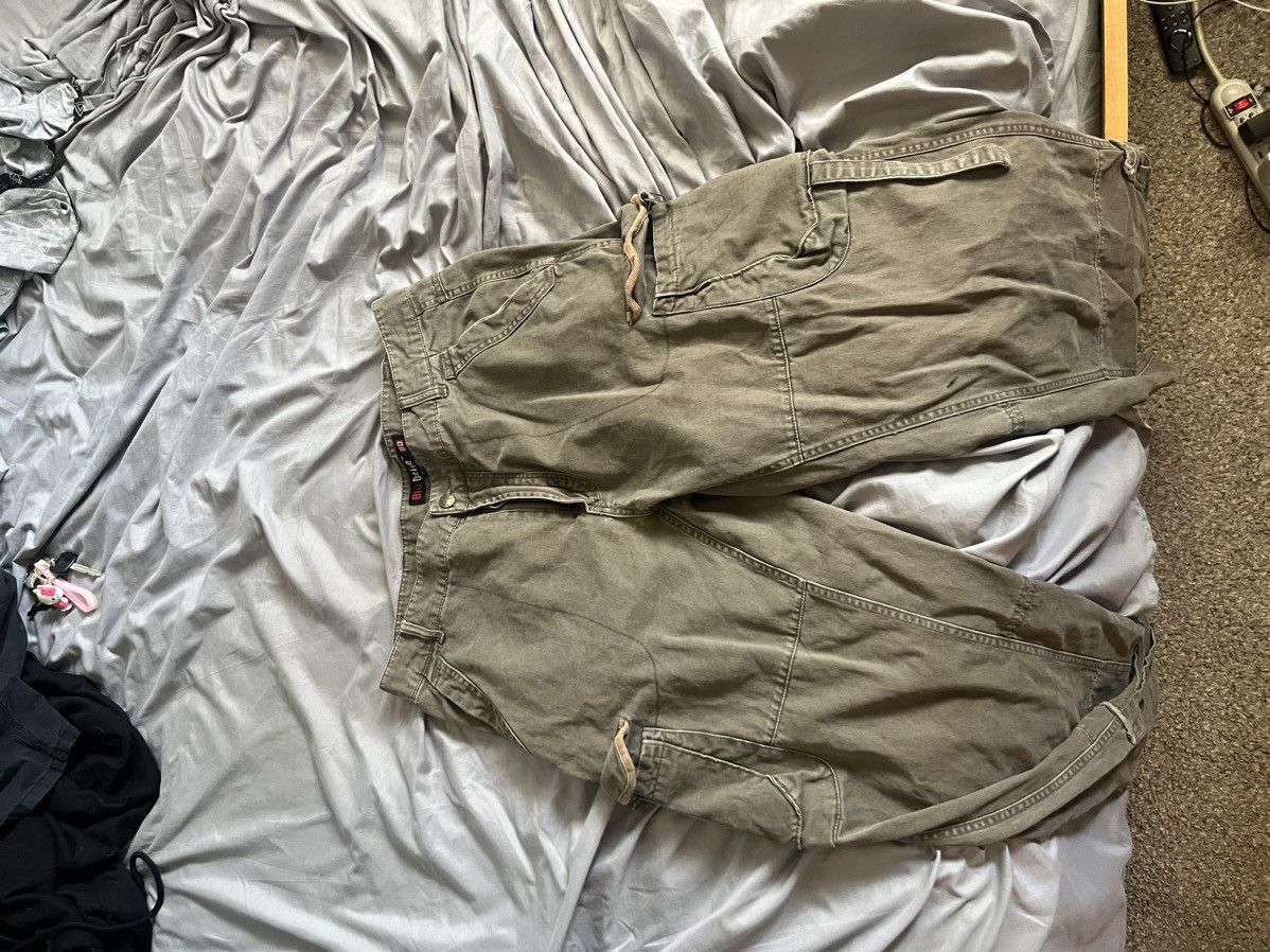 Vintage Vintage Y2K olive green jeans Size US 44 / EU 60 - 1 Thumbnail