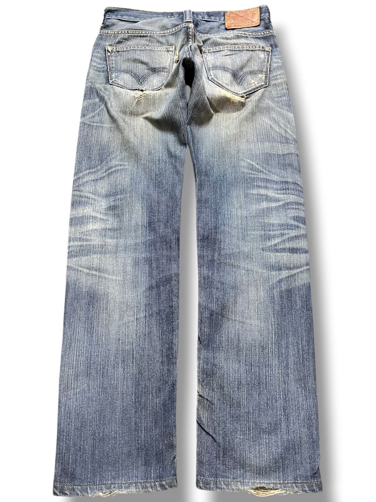 Levi's Vintage Clothing Vintage Levi’s 504 Ripped Grunge Distressed Denim Size US 29 - 6 Thumbnail