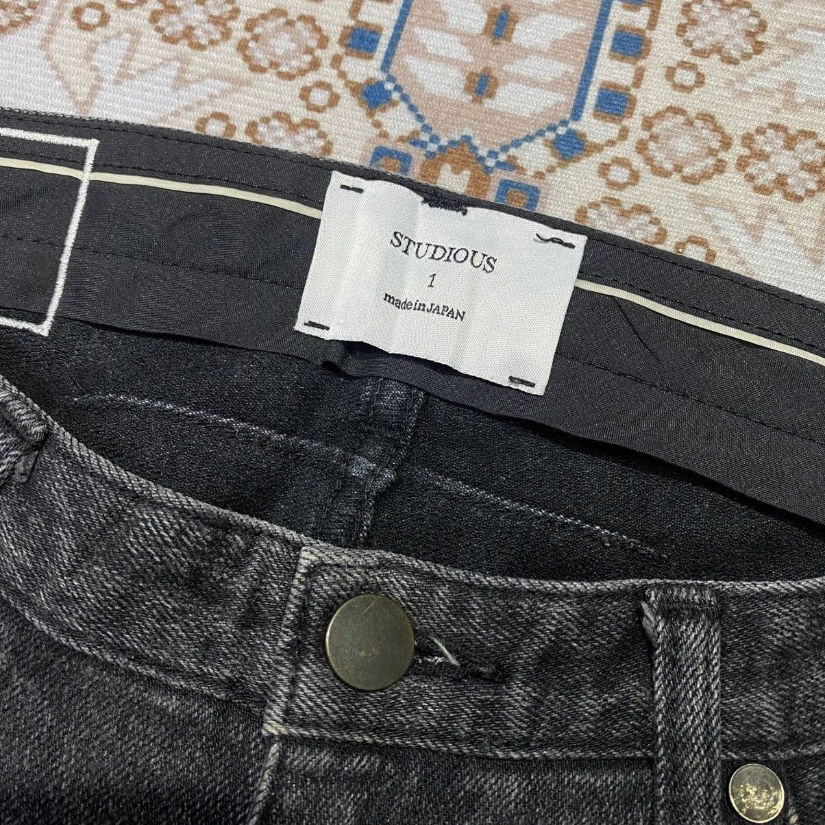 Japanese Brand × STUDIOUS STUDIOUS JAPAN BLACKWASHED DENIM Size US 31 - 5 Thumbnail