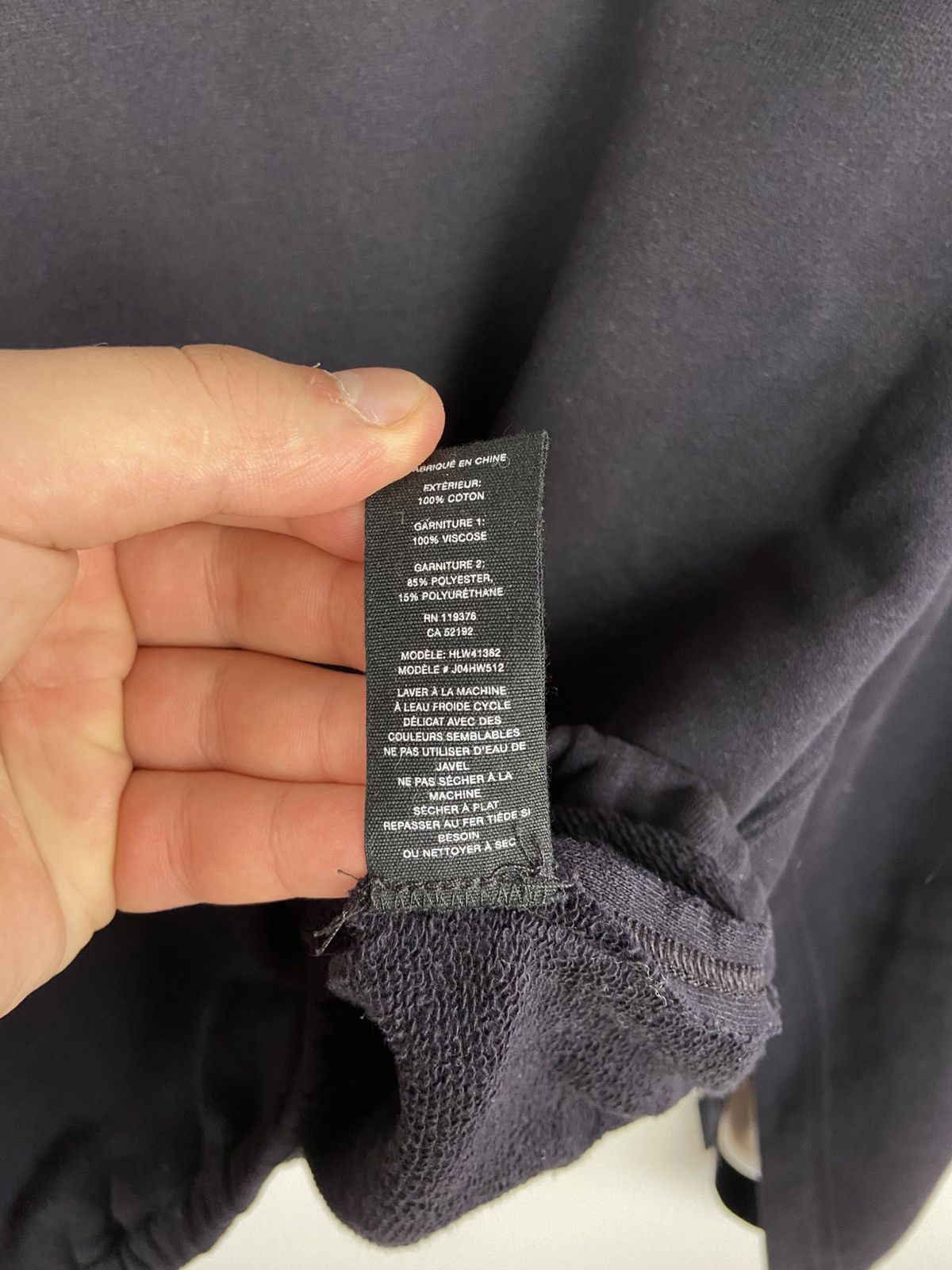 Helmut Lang RRP$250 Helmut Lang Terry Sweatshirt Buckle Cuff Women's Size XS / US 0-2 / IT 36-38 - 10 Thumbnail