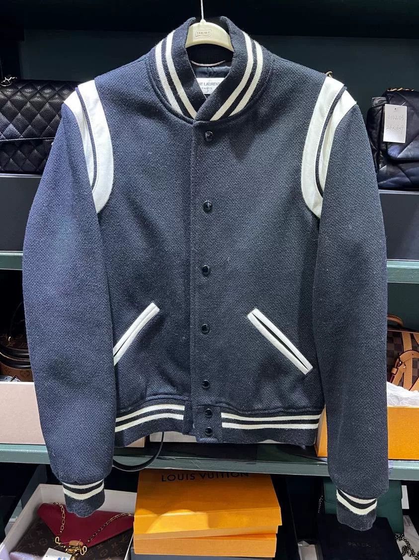 Saint Laurent Paris Saint Laurent SLP Baseball Jacket Size US M / EU 48-50 / 2 - 1 Thumbnail