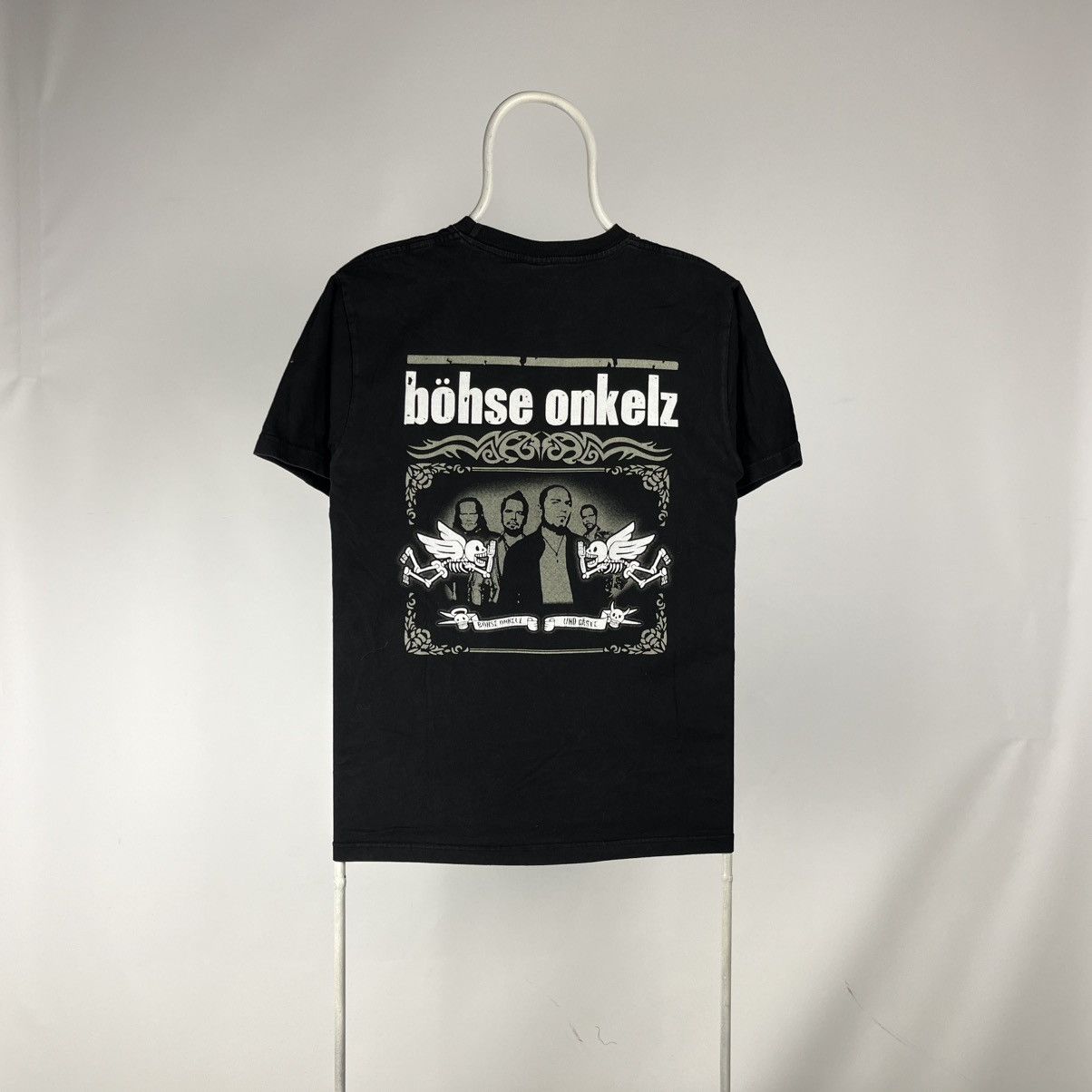 Band Tees Vintage Bohse Onkelz Shirt Metal Rock Band Tee 90s Size US L / EU 52-54 / 3 - 1 Thumbnail
