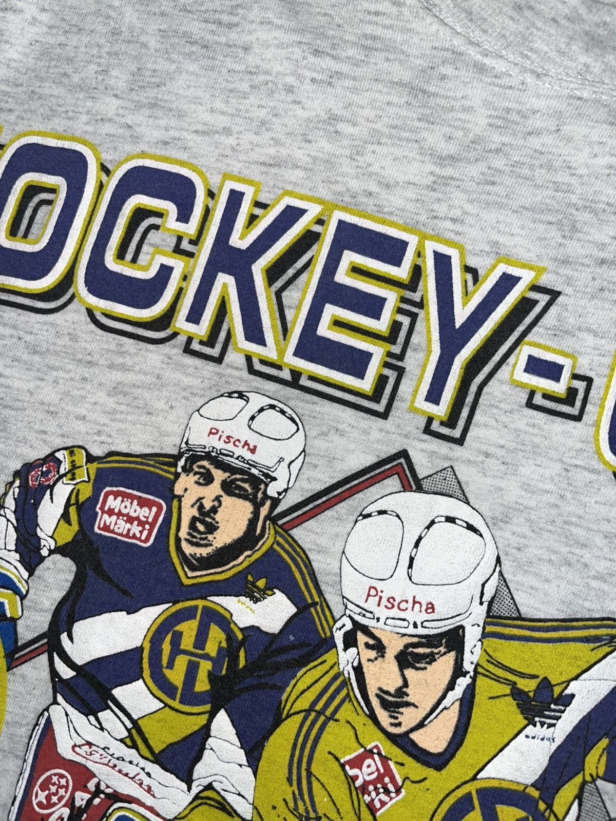 NHL Vintage 1993 Davos Hockey Club T-shirt Size US M / EU 48-50 / 2 - 5 Thumbnail