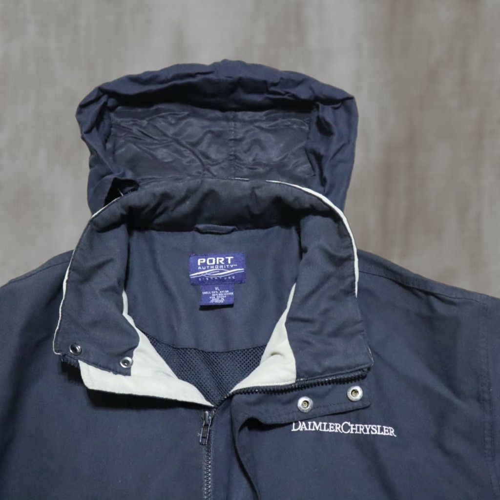 Port Authority Port Authority Jacket Embroidered Windbreaker Hooded Black Mens XL Manhelm Daimler Chrysler (no extra info) Size US XL / EU 56 / 4 - 1 Thumbnail