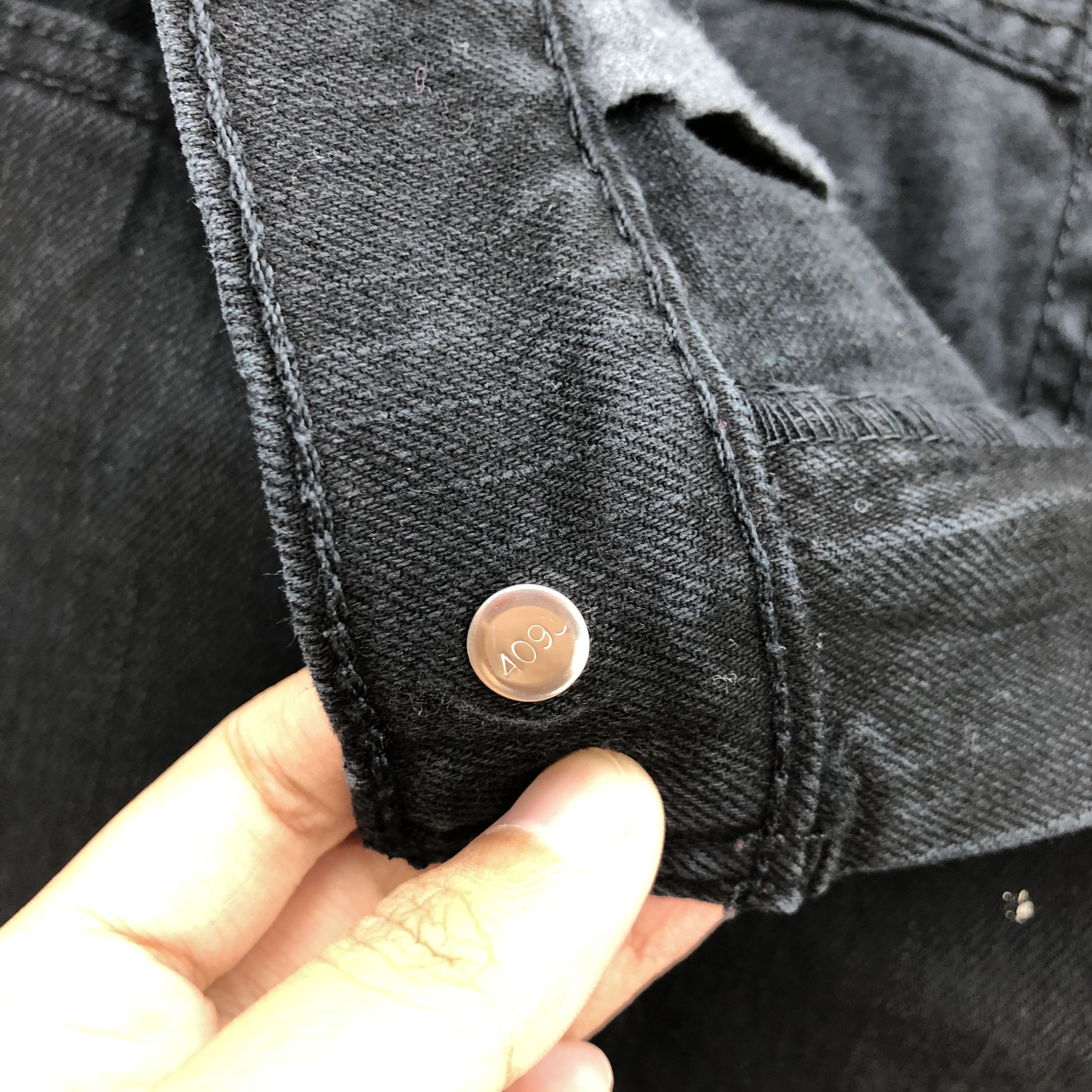 Levi's Vintage Levis Skinny Jeans Levi's Super Black Tapered Denim Size US 32 / EU 48 - 7 Thumbnail