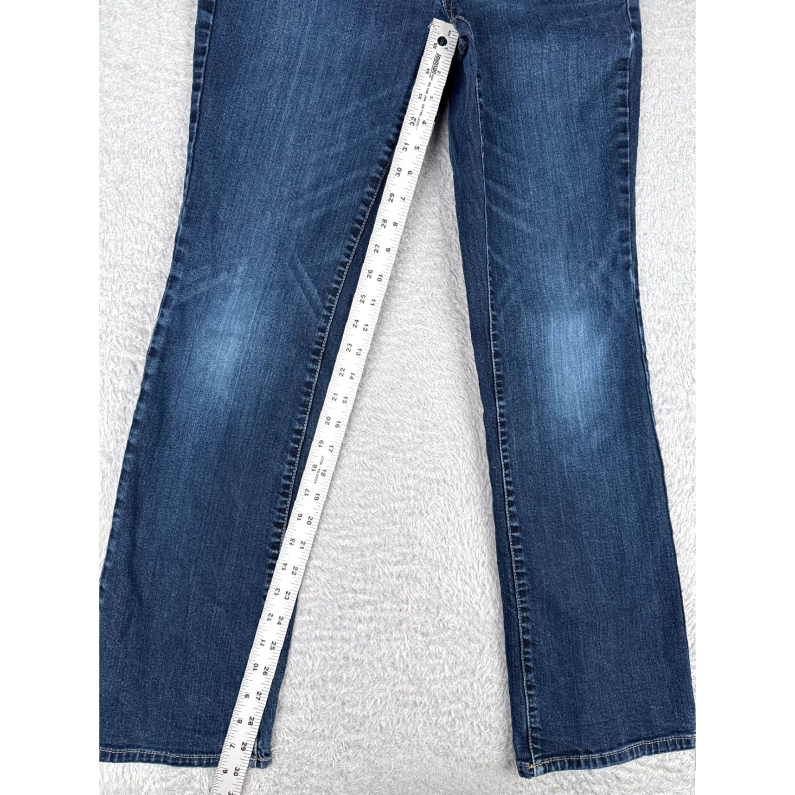 Merona Merona Jeans Women 6 Blue Denim Bootcut Adult Regular 28x30 Cotton Blend Mid Rise 30 In Inseam Vintage No Mens Women Girls Size 28" / US 6 / IT 42 - 7 Thumbnail