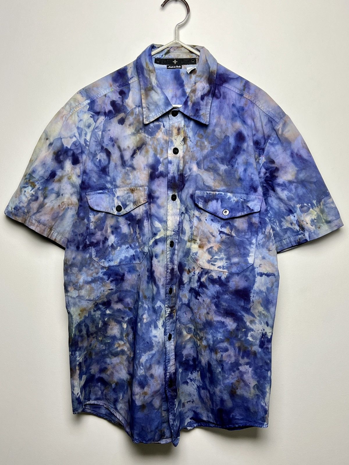 stone island night camo shirt 1/1 tie dye shirt L-Xl