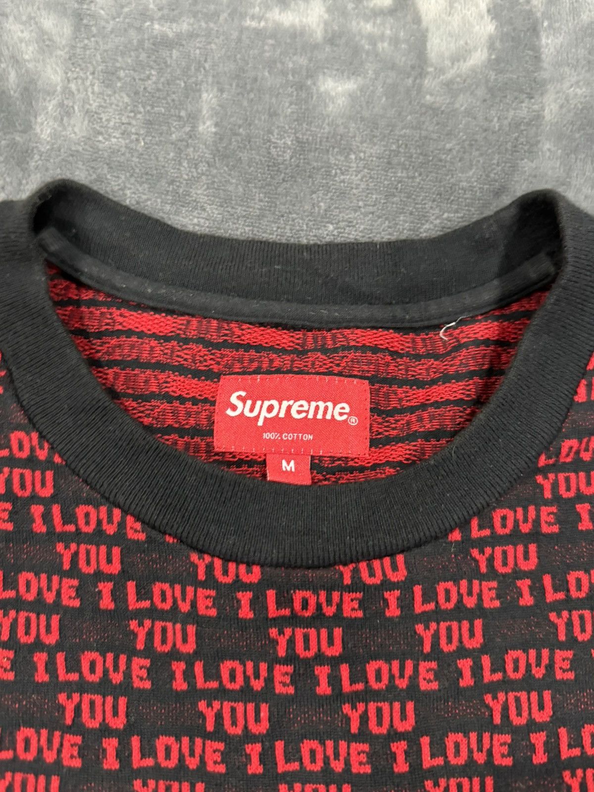 Supreme Supreme I Love You Jacquard Long Sleeve Shirt Size US M / EU 48-50 / 2 - 4 Thumbnail