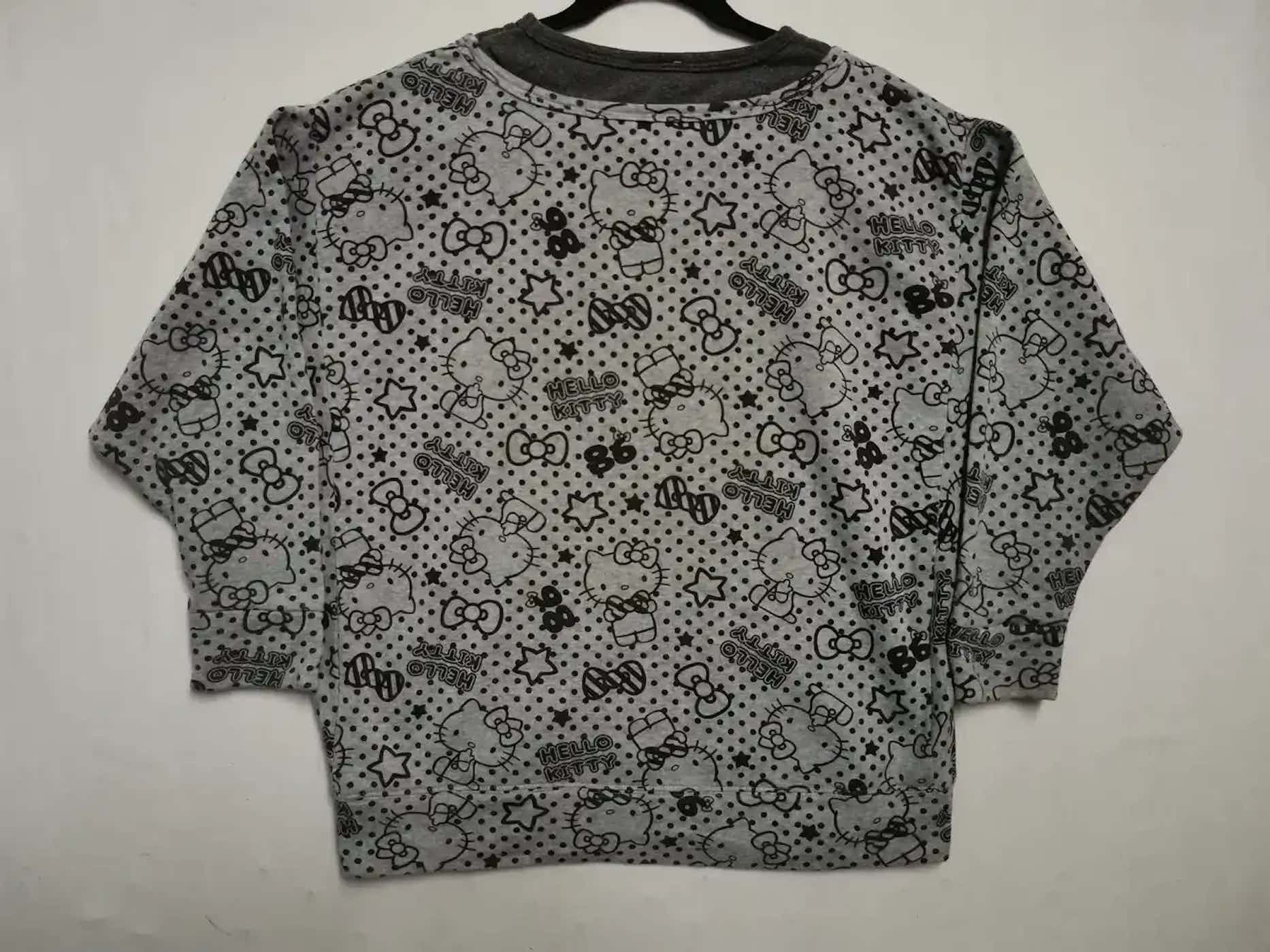 Vintage Vintage Hello Kitty Full Print Sweatshirt Size US XL / EU 56 / 4 - 4 Thumbnail