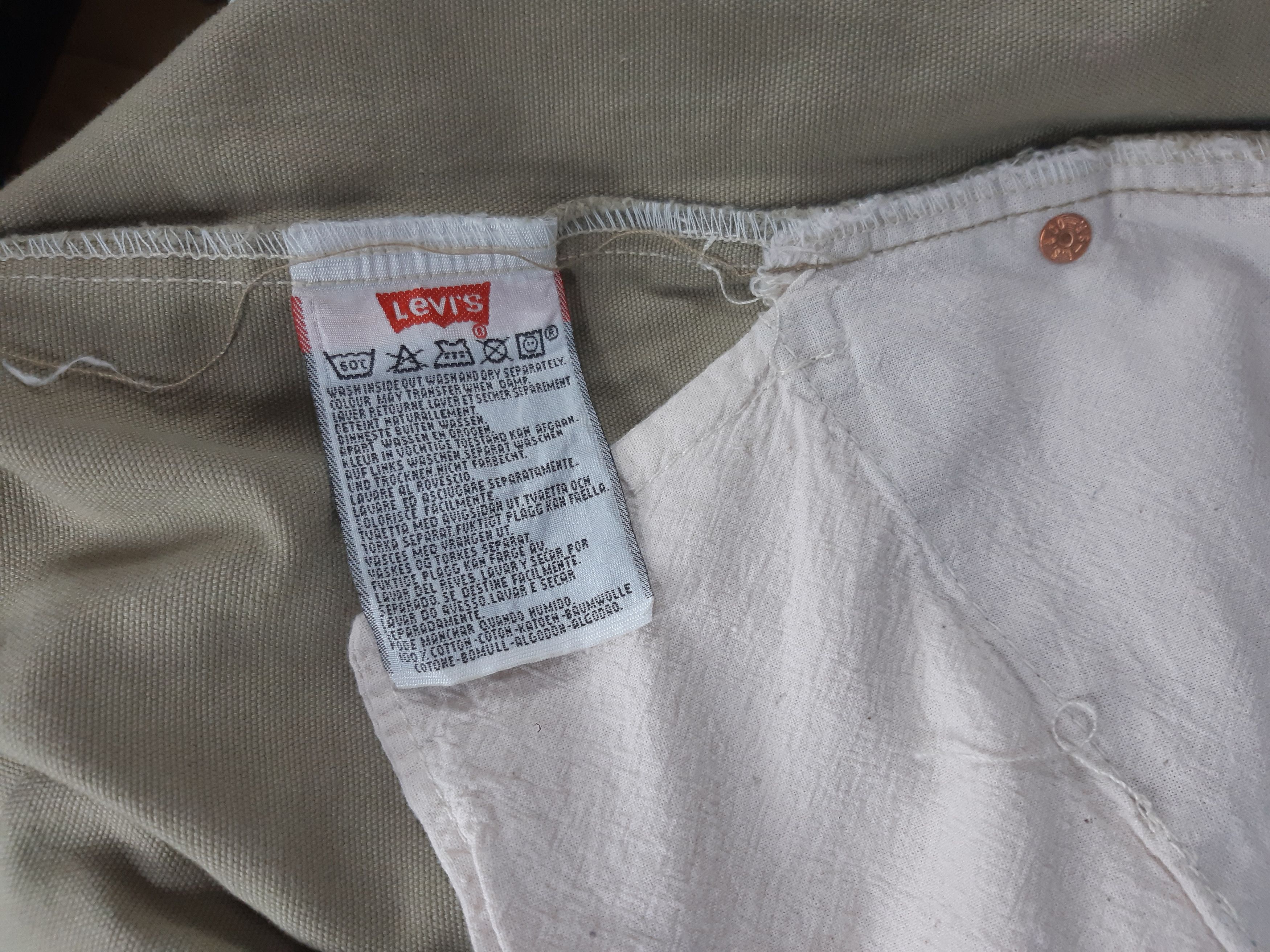 Levi's Vintage 90s LEVIS'S 501 Original Fit USA size W29/L36 NWT Size 29" - 5 Thumbnail