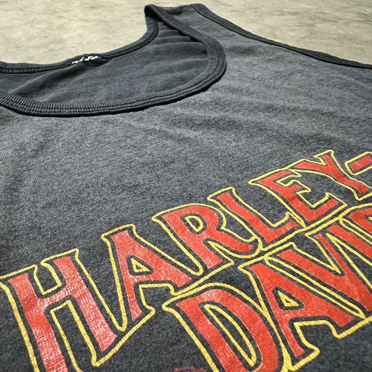 Harley Davidson × Vintage Vintage 80’s Harley Davidson 🇺🇸 Faded Tank Top Size US S / EU 44-46 / 1 - 3 Thumbnail