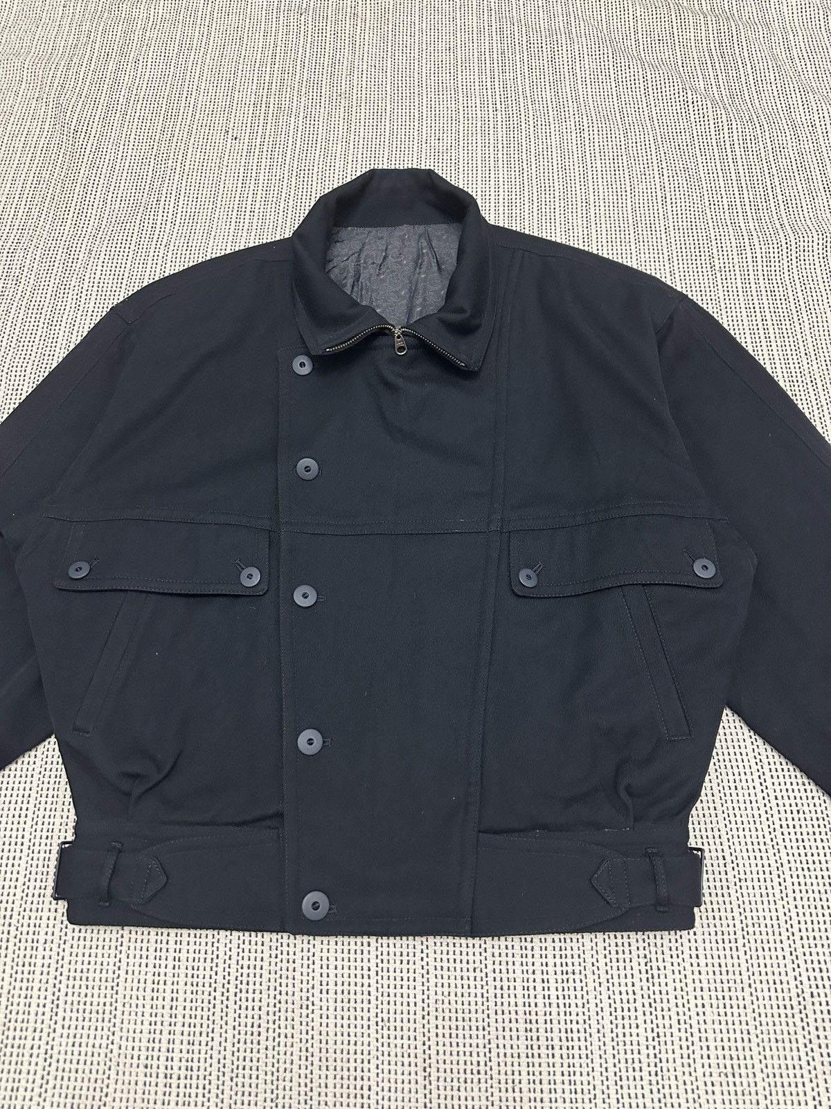 Japanese Brand × Jun Takahashi × Vintage Vintage Jun Men Takahashi Wool Work Jacket Size US L / EU 52-54 / 3 - 4 Thumbnail