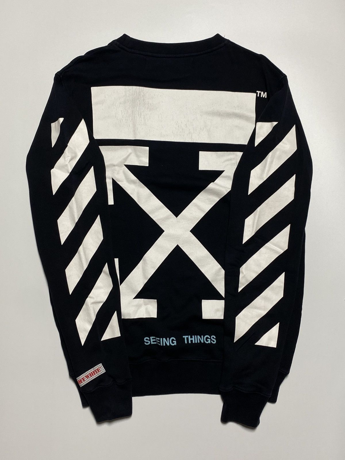 Off-White Off White - Seeing Things Sweatshirt Size US M / EU 48-50 / 2 - 7 Thumbnail