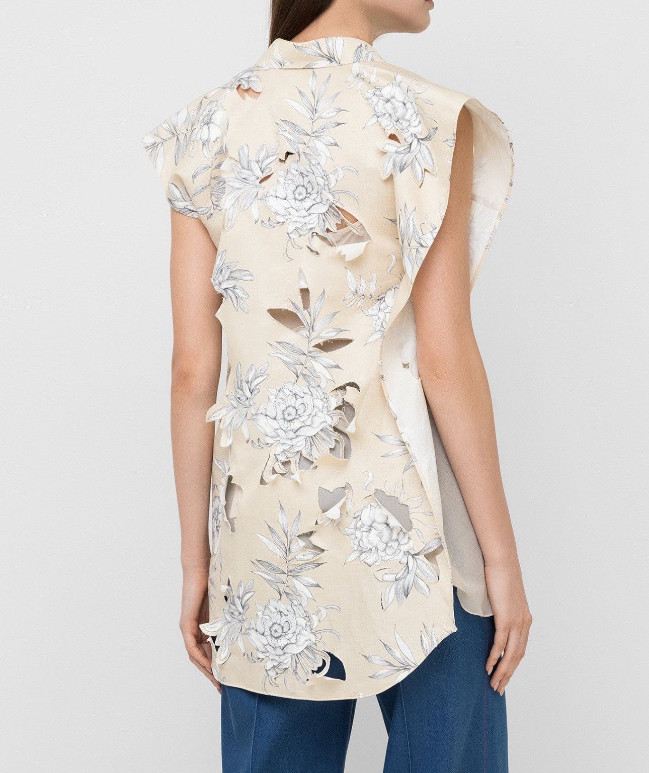 Maison Margiela Last Maison Margiela Hellbeiges Oberteil Size S / US 4 / IT 40 - 3 Thumbnail