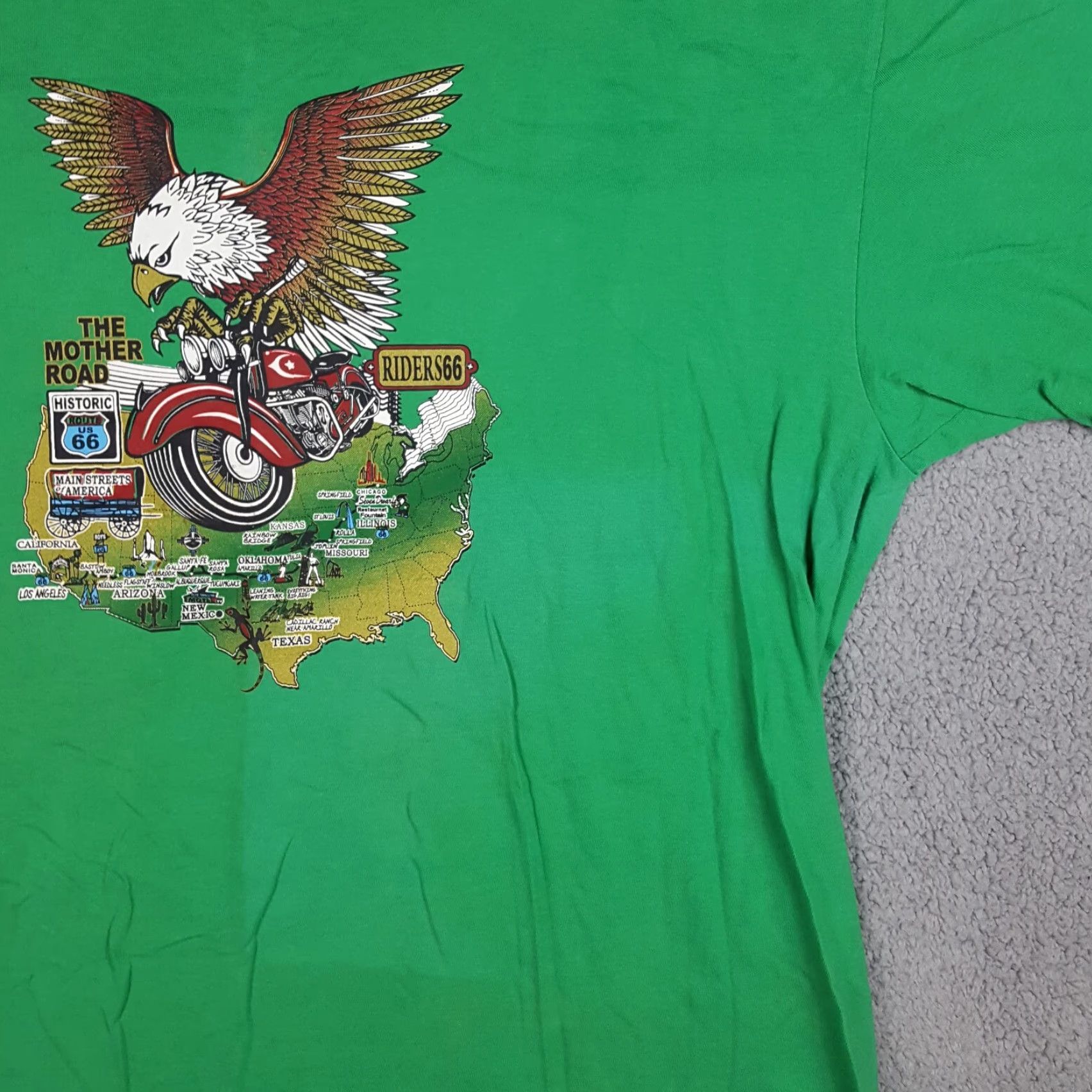 Volcom VINTAGE Volcom Men’s T-Shirt XL Green Eagle Motorcycle Biker 90s 00s Skate Surf Streetwear Size US XL / EU 56 / 4 - 5 Thumbnail