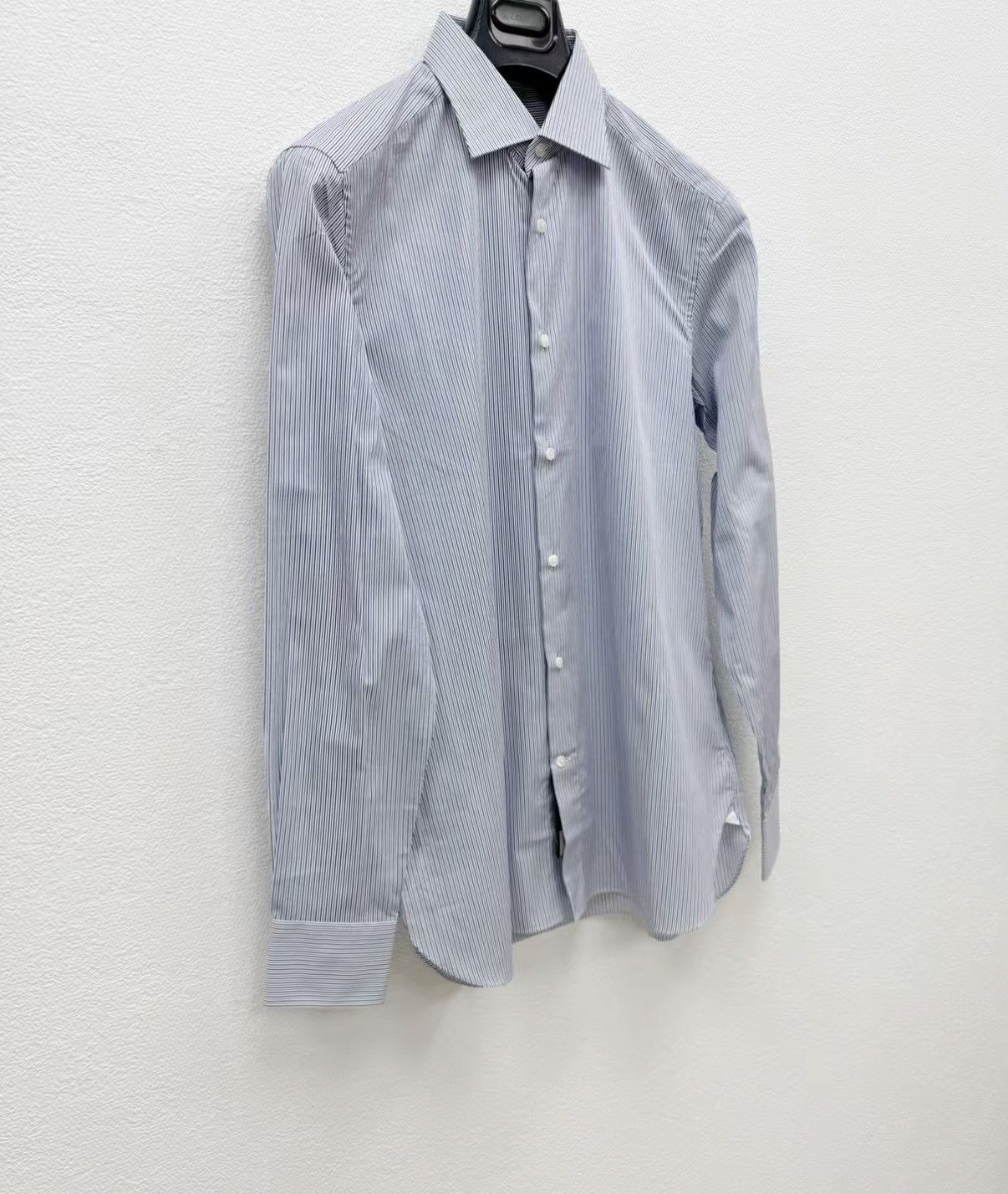 Ermenegildo Zegna Ermenegildo Zegna 100% Cotton Long Sleeve Shirt J30 Size US M / EU 48-50 / 2 - 2 Thumbnail