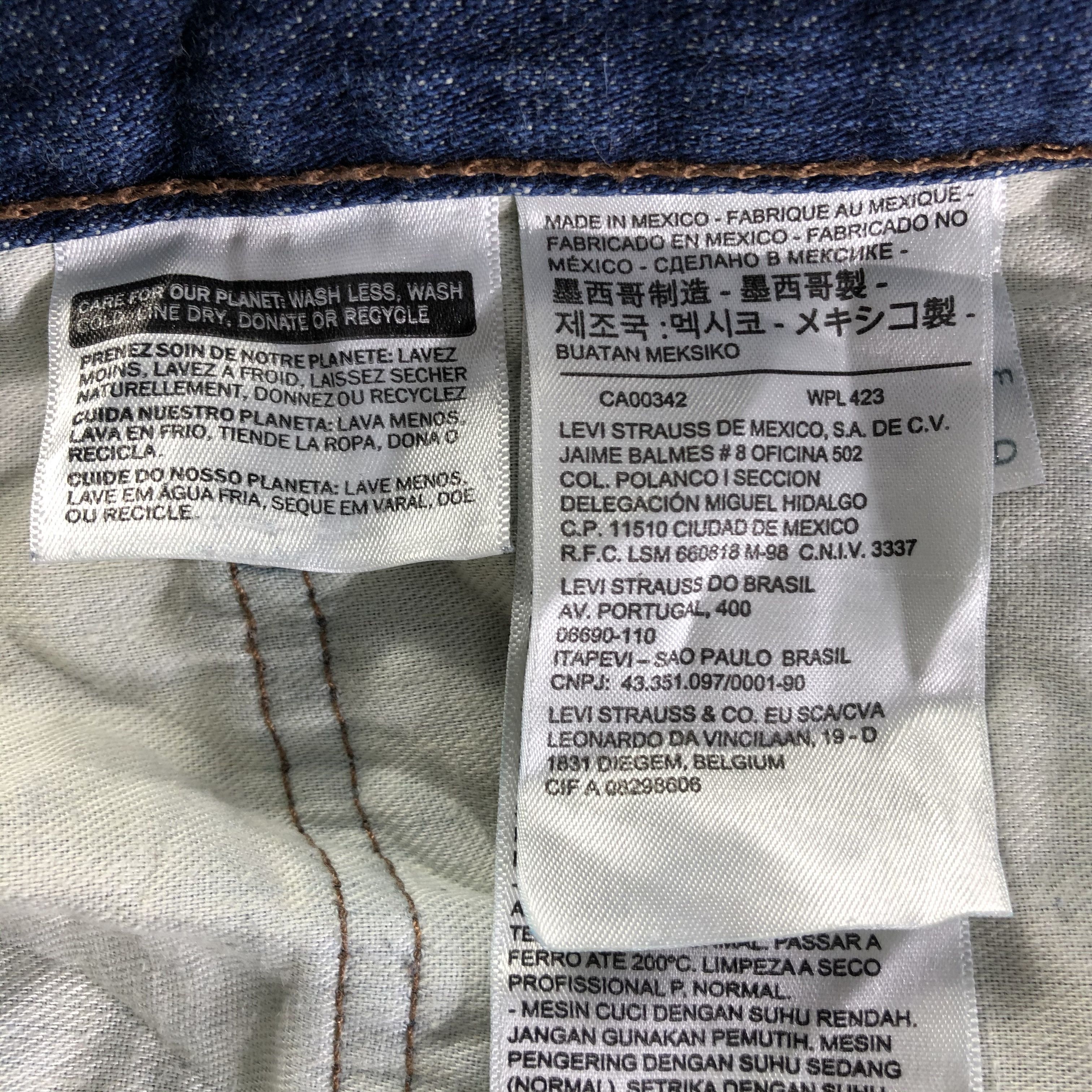 Levi's Vintage Blue Wash Levis 569 Jeans-J4384 Size US 42 / EU 58 - 11 Thumbnail